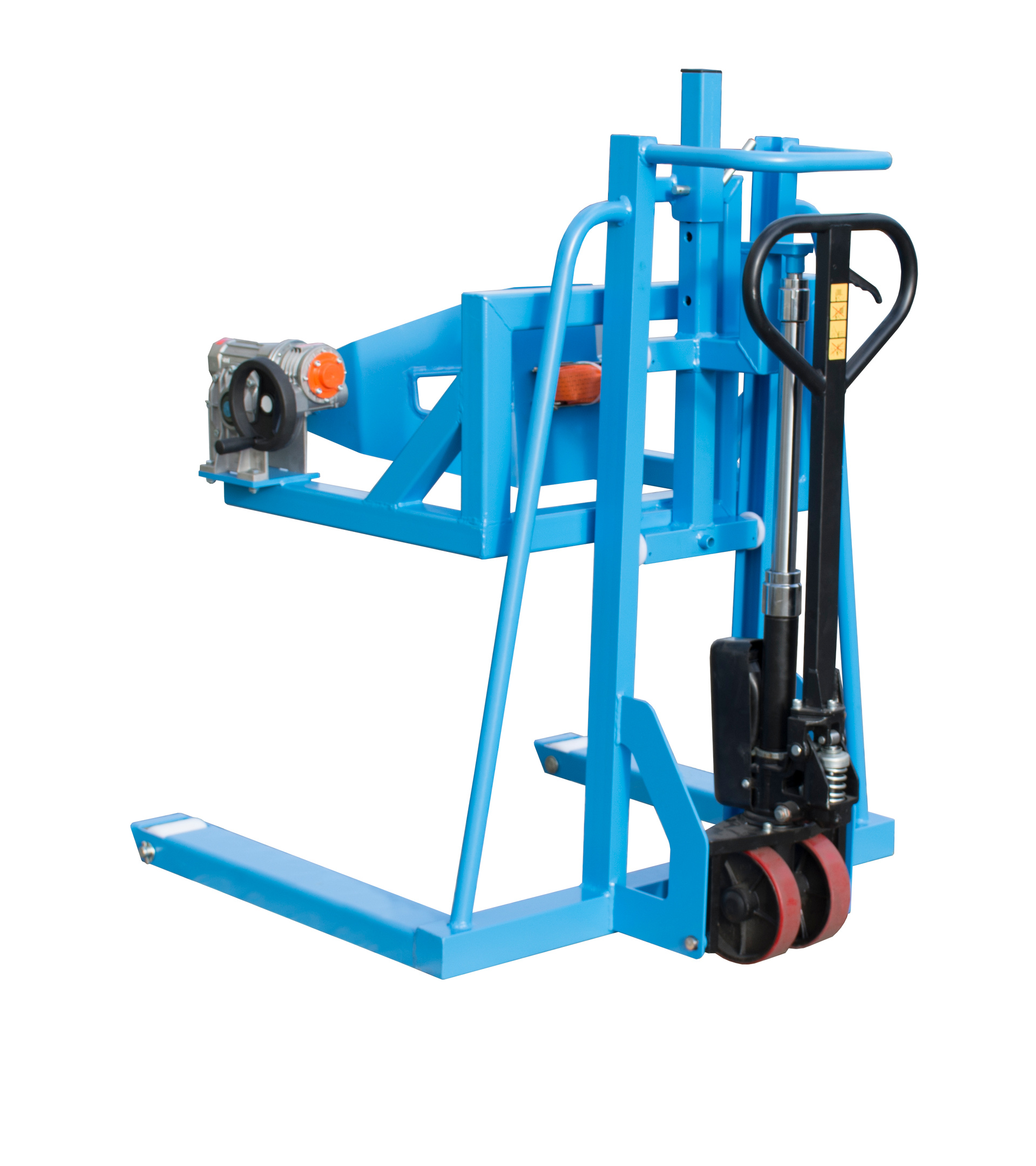 1 - Fass-Handling für Betriebs-Ausstattung  Fassheberoller FHR 600 F, lackiert, RAL 5012 Lichtblau