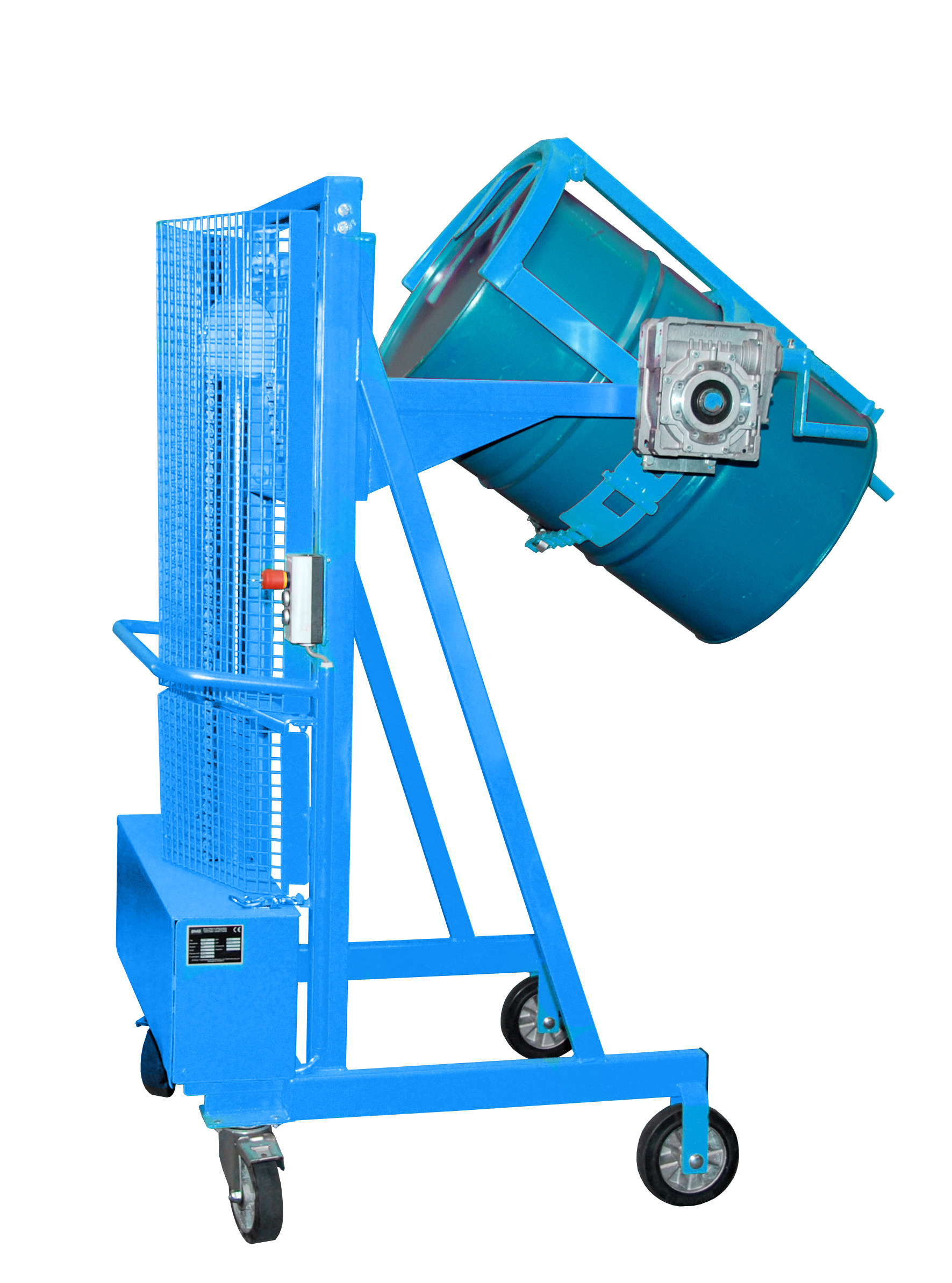 Fass-Handling für Betriebs-Ausstattung  Liftomat L/E 1300, lackiert, RAL 5012 Lichtblau