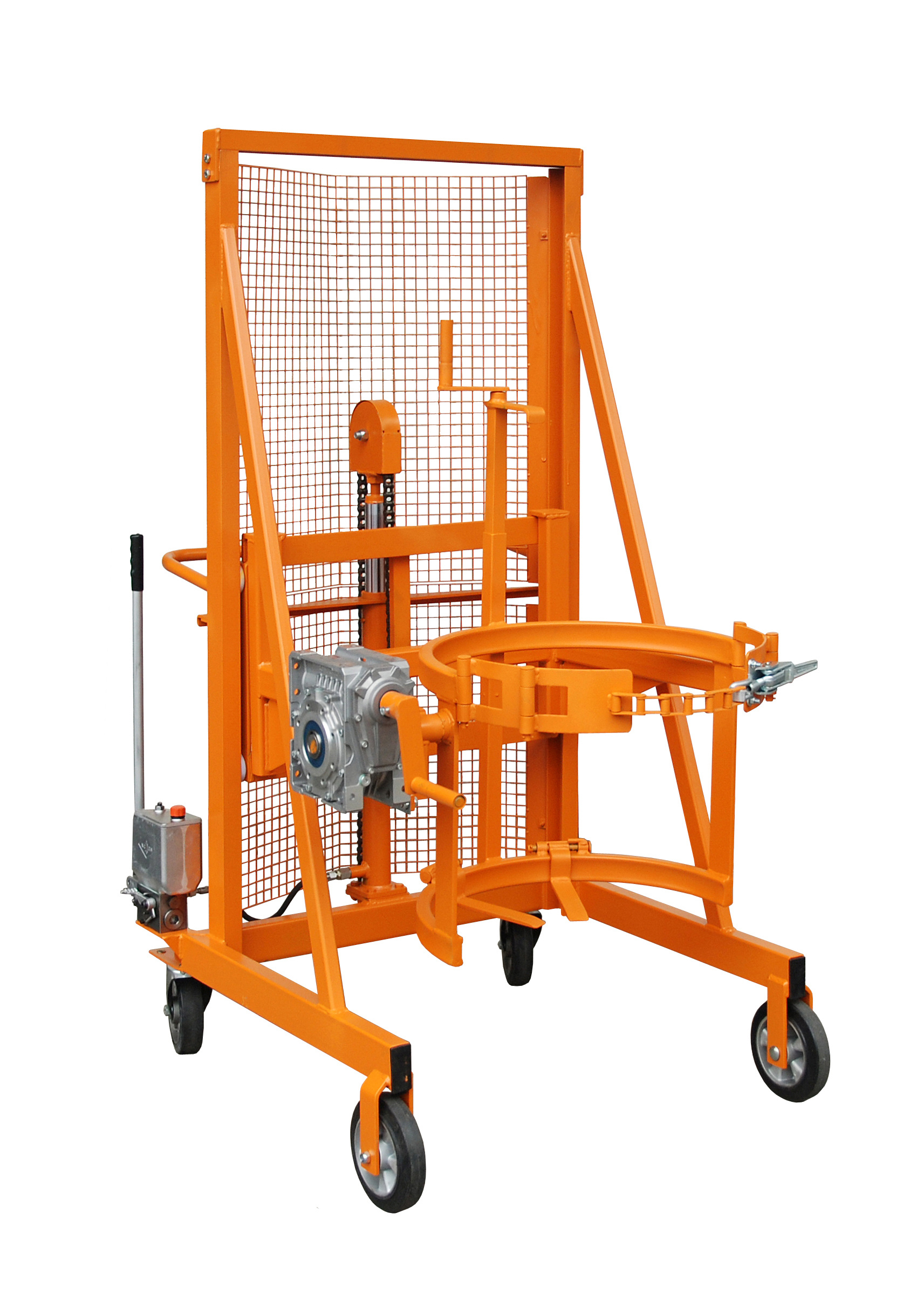1 - Fass-Handling für Betriebs-Ausstattung  Liftomat L/M 1300, lackiert, RAL 2000 Gelborange