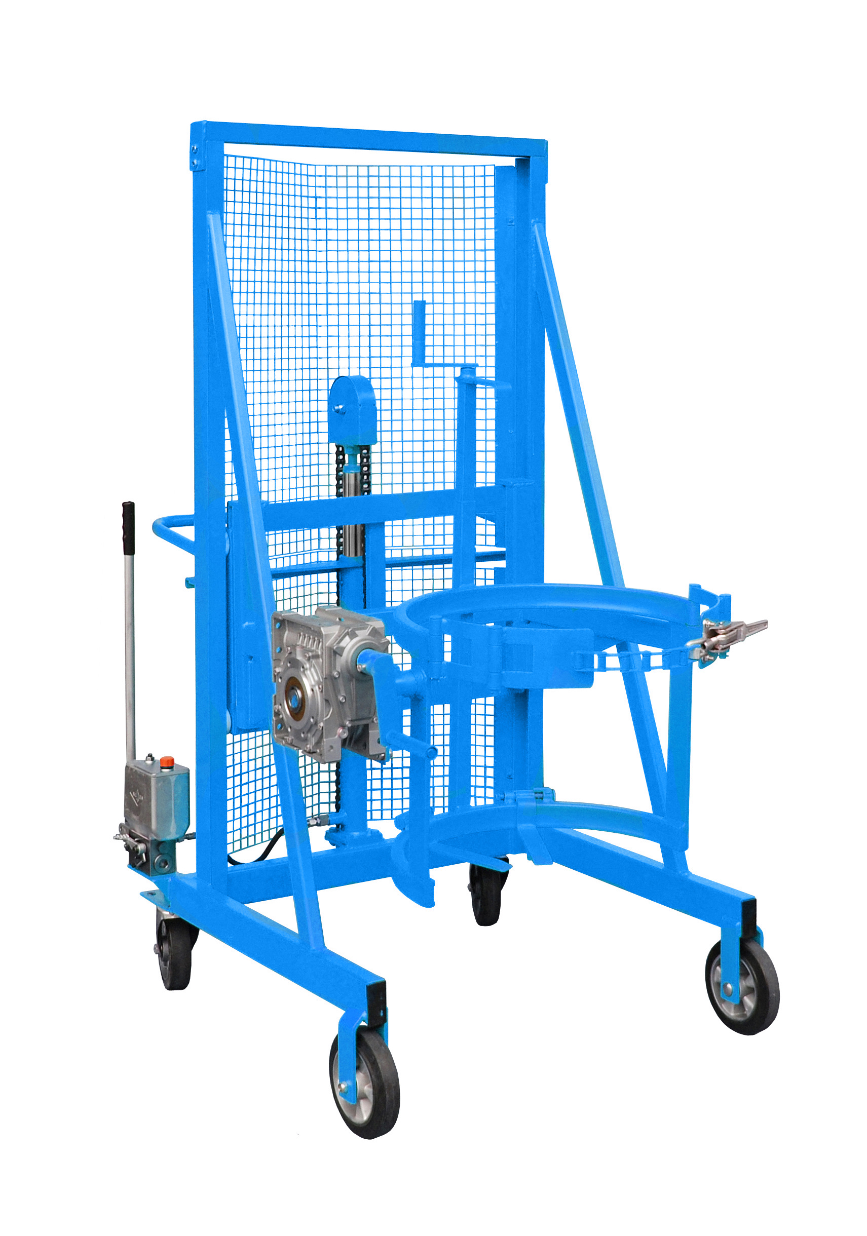 1 - Fass-Handling für Betriebs-Ausstattung  Liftomat L/M 1300, lackiert, RAL 5012 Lichtblau