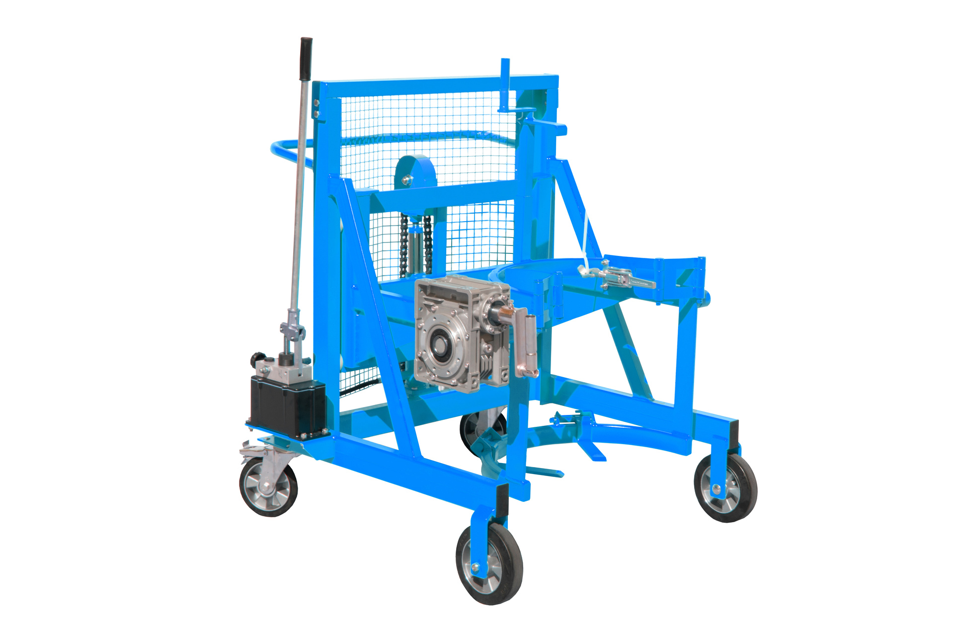 1 - Fass-Handling für Betriebs-Ausstattung  Liftomat L/M 600, lackiert, RAL 5012 Lichtblau