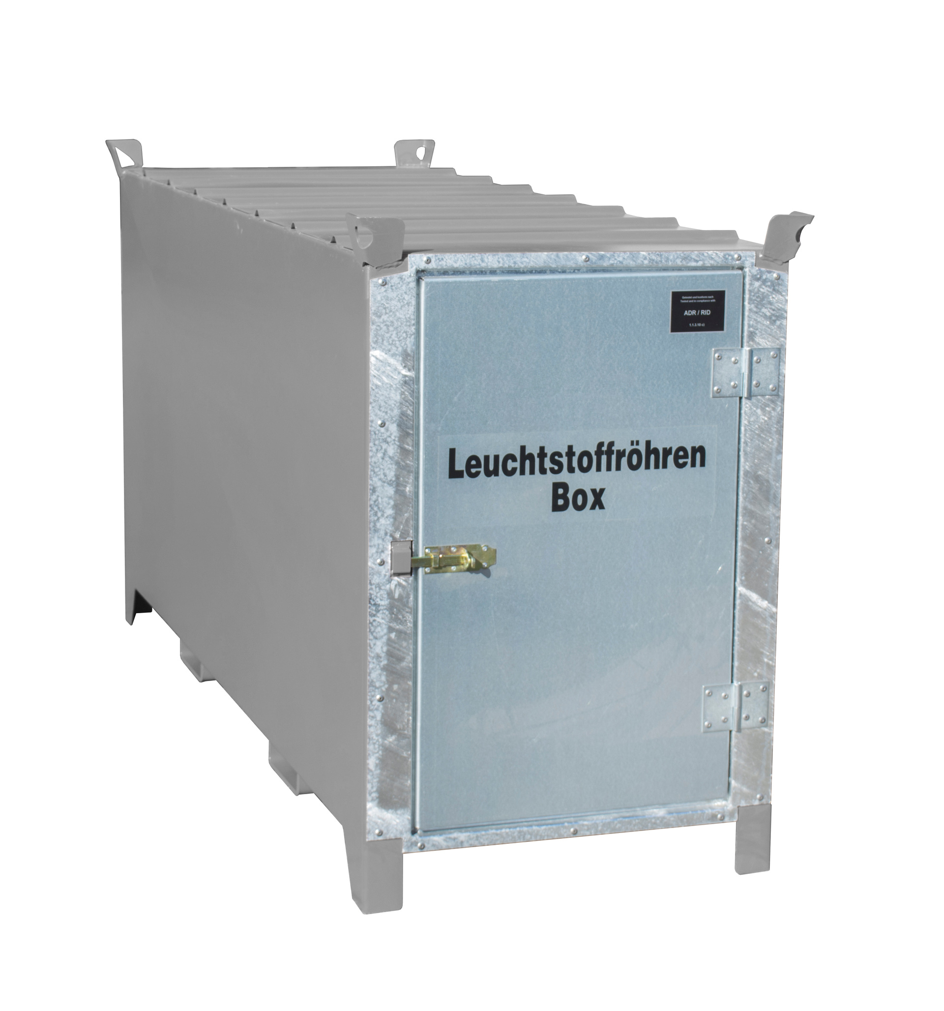 1 - Leuchtstoffröhren-Boxen  Leuchtstoffröhren-Box SL 200, für bis zu 1.100 Leuchtstoffröhren, lackiert, RAL 7005 Mausgrau