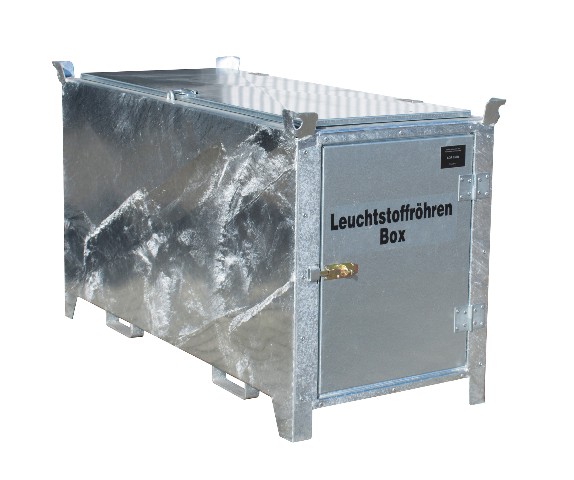 1 - Leuchtstoffröhren-Boxen  Leuchtstoffröhren-Box SL-D 150, für bis zu 1.100 Leuchtstoffröhren, feuerverzinkt