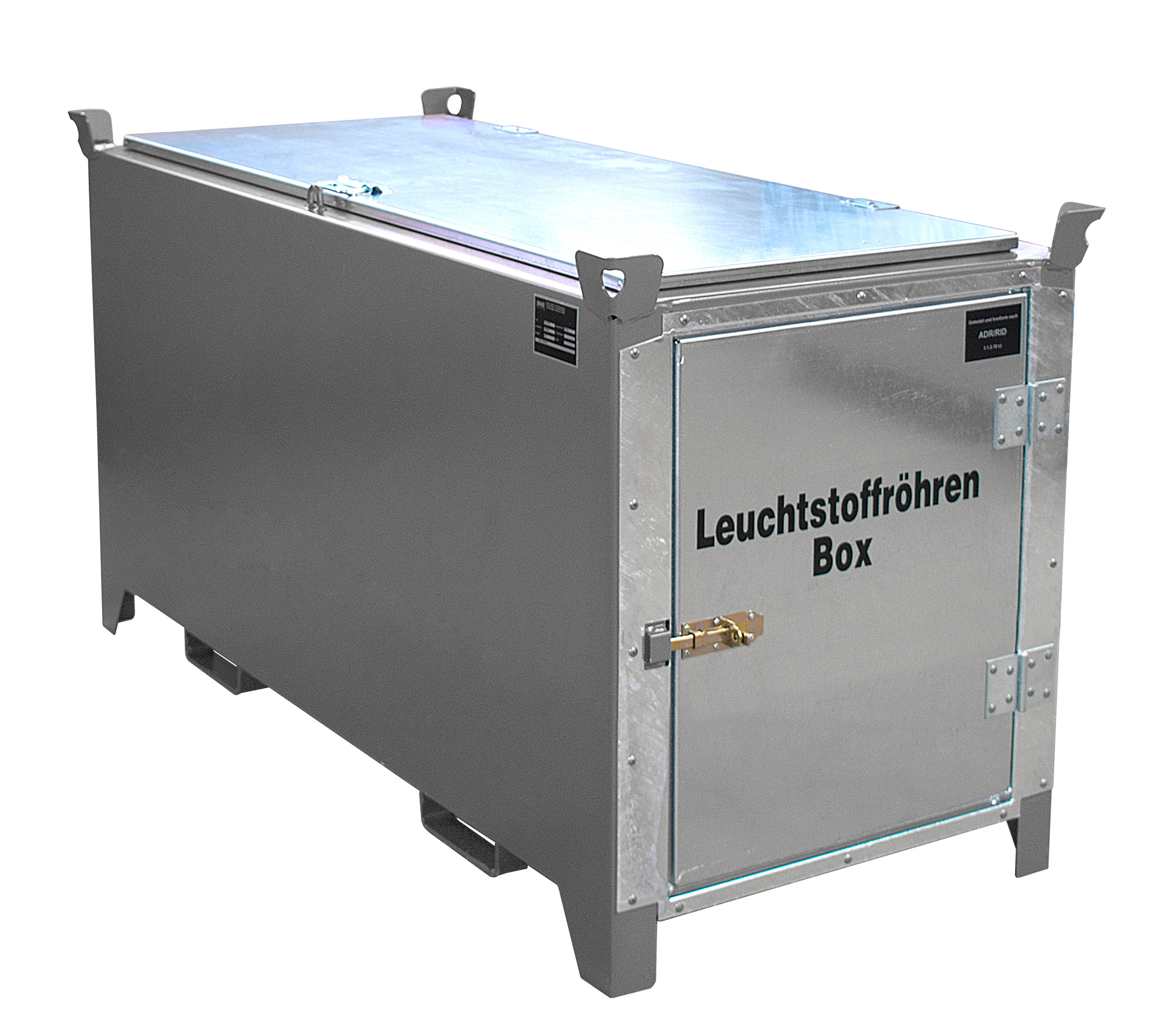 1 - Leuchtstoffröhren-Boxen  Leuchtstoffröhren-Box SL-D 200, für bis zu 1.100 Leuchtstoffröhren, lackiert, RAL 7005 Mausgrau