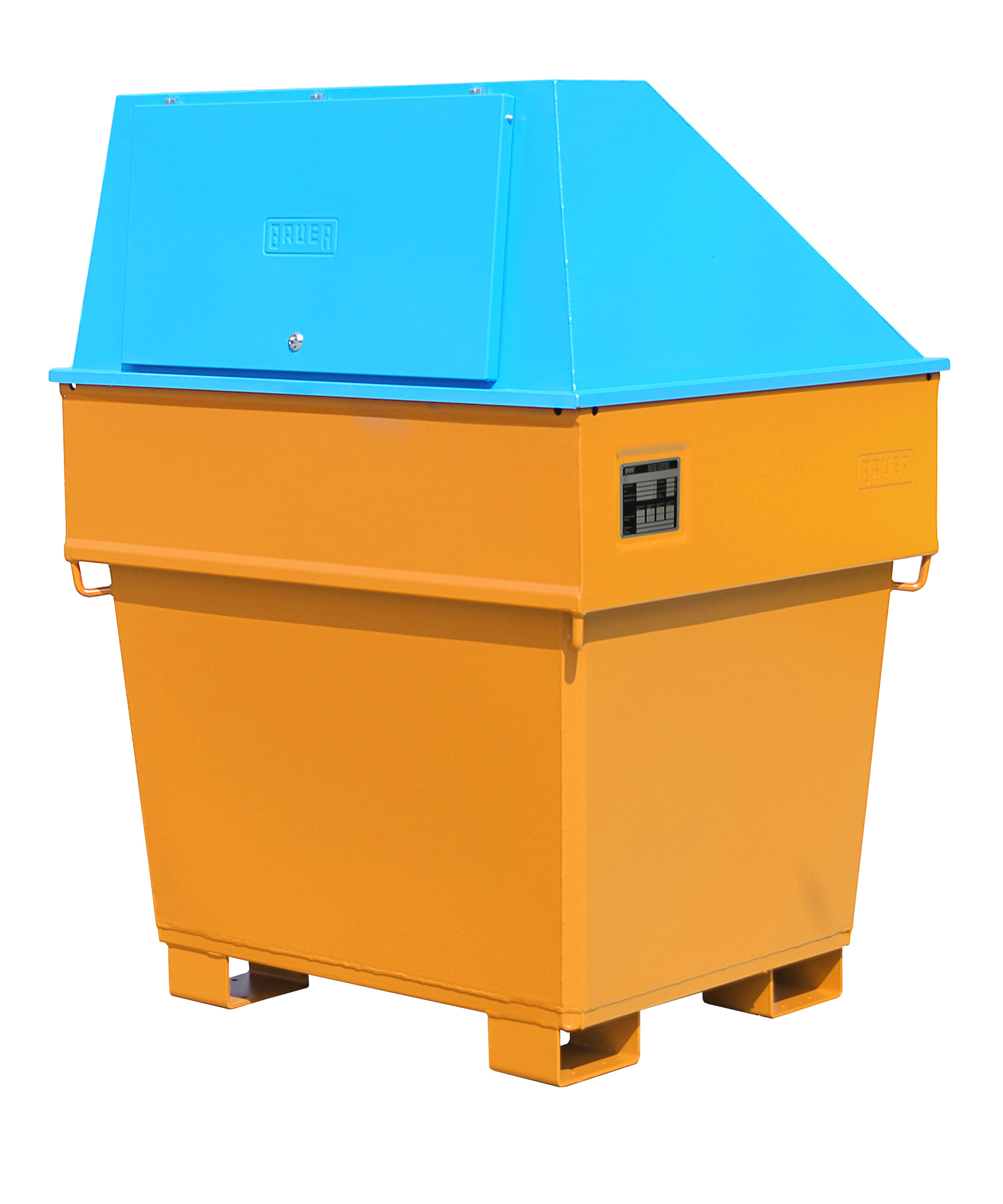 1 - Mobile Tankstellen  MobiCont MD 800, 800 l, lackiert, RAL 2000 Gelborange