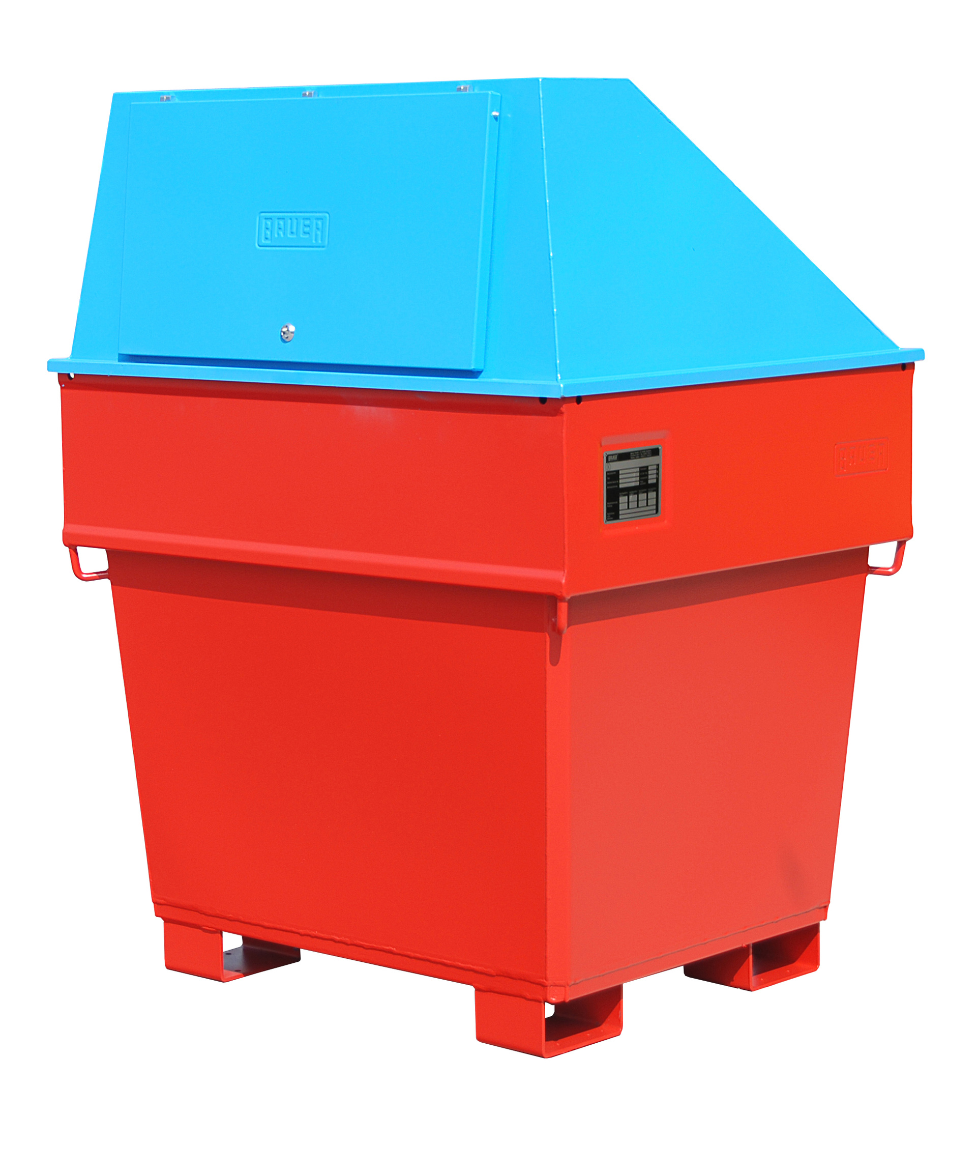 1 - Mobile Tankstellen MobiCont MD 800, 800 l, lackiert, RAL 3000 Feuerrot