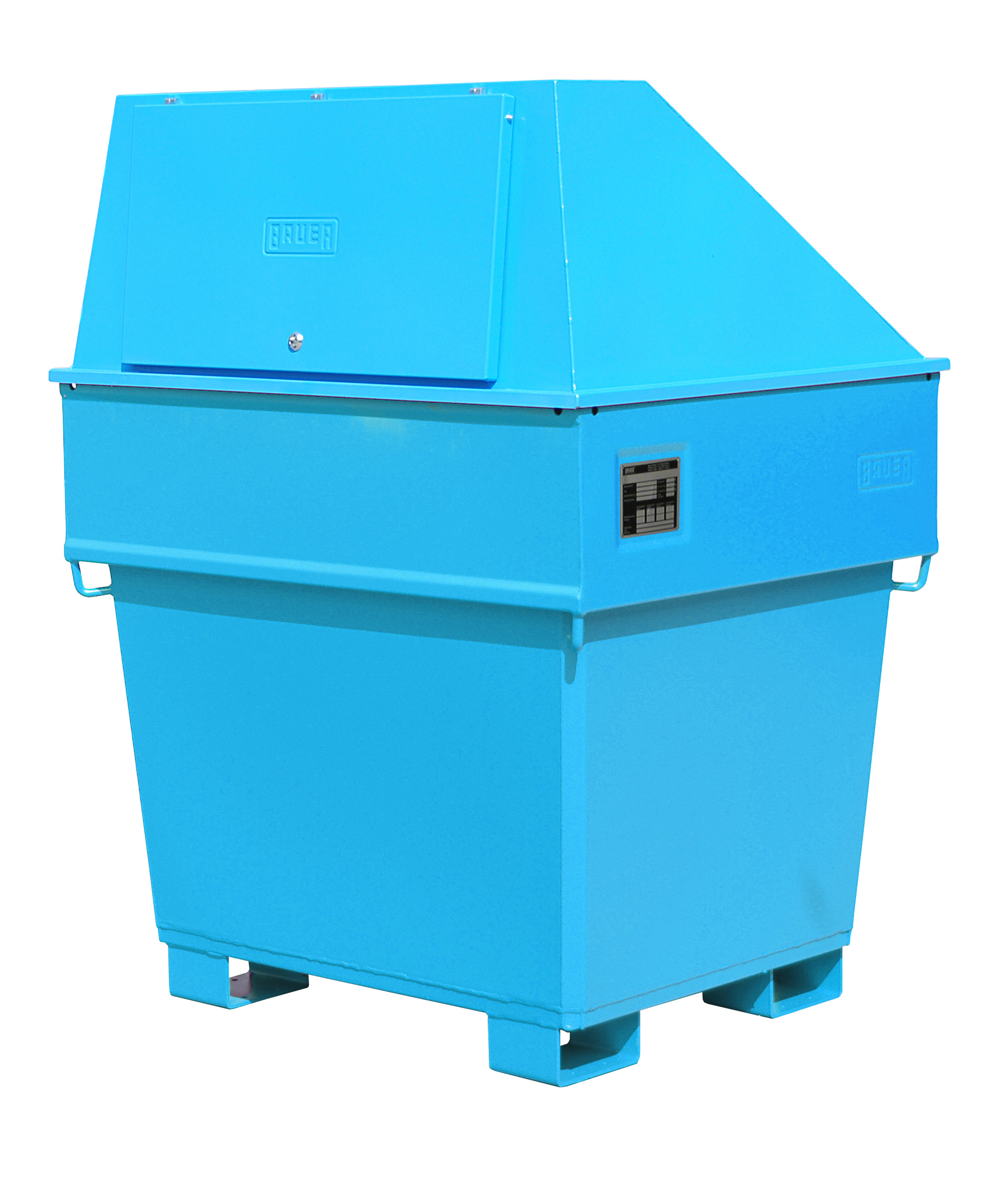 1 - Mobile Tankstellen  MobiCont MD 800, 800 l, lackiert, RAL 5012 Lichtblau