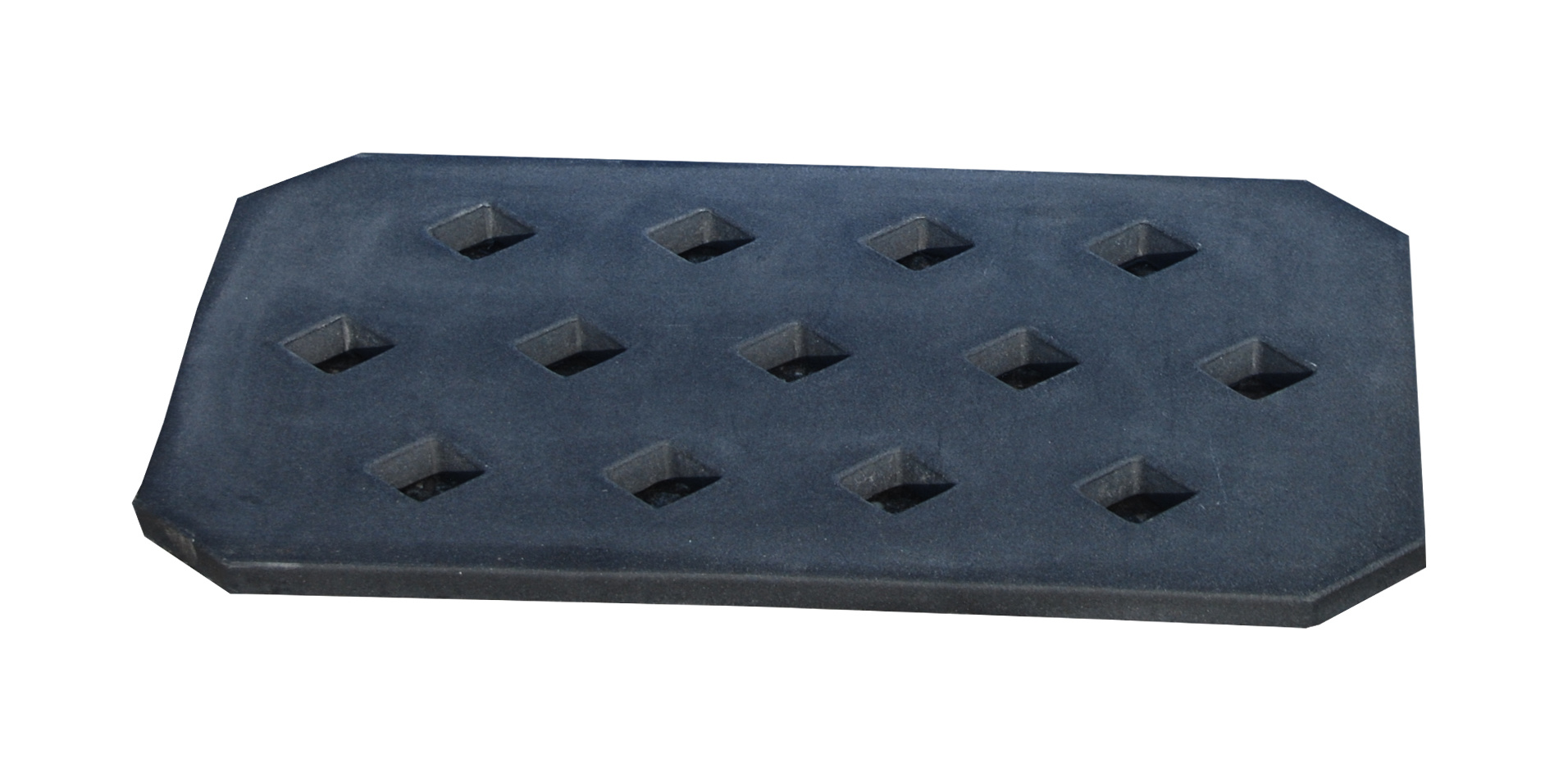 1 - Zubehör für Auffangwannen und Gefahrstoff-Depots Lochrost LR-PE 20, aus robustem Polyethylen, Ausführung in schwarz