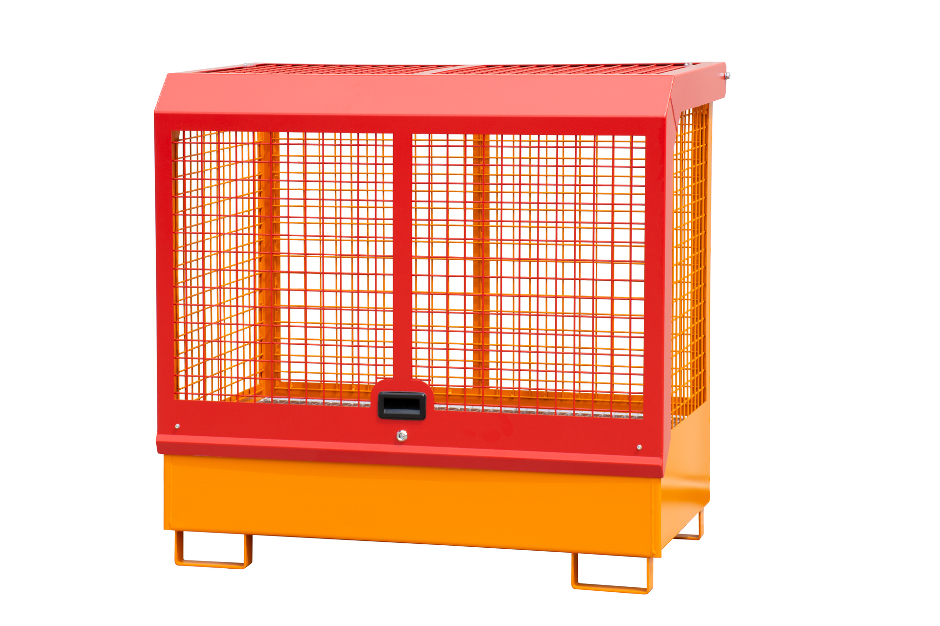 1 - Gefahrstoff-Depots  Gefahrstoff-Depot GD-C, 220 l, lackiert, RAL 2000 Gelborange