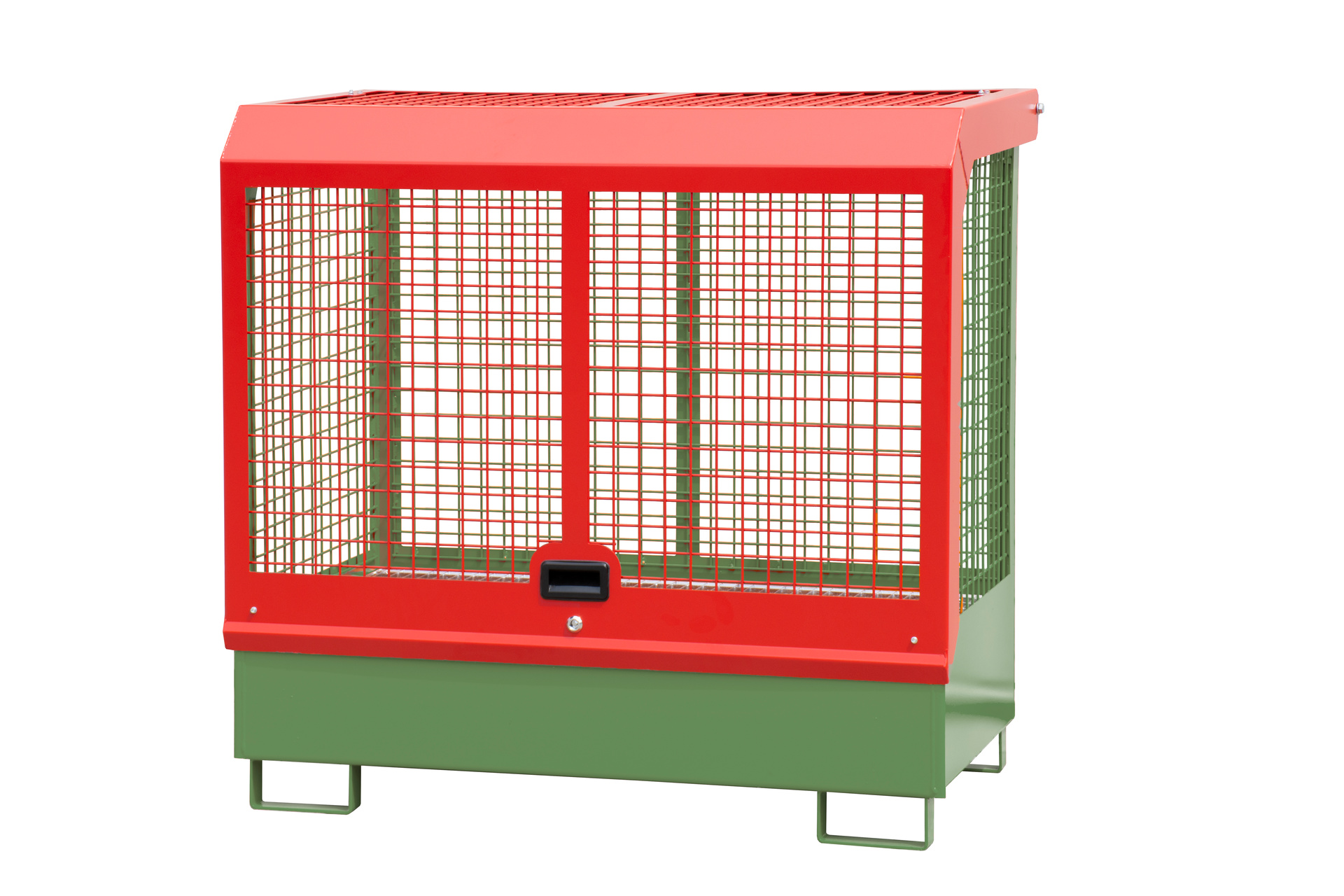 1 - Gefahrstoff-Depots  Gefahrstoff-Depot GD-C, 220 l, lackiert, RAL 6011 Resedagrün