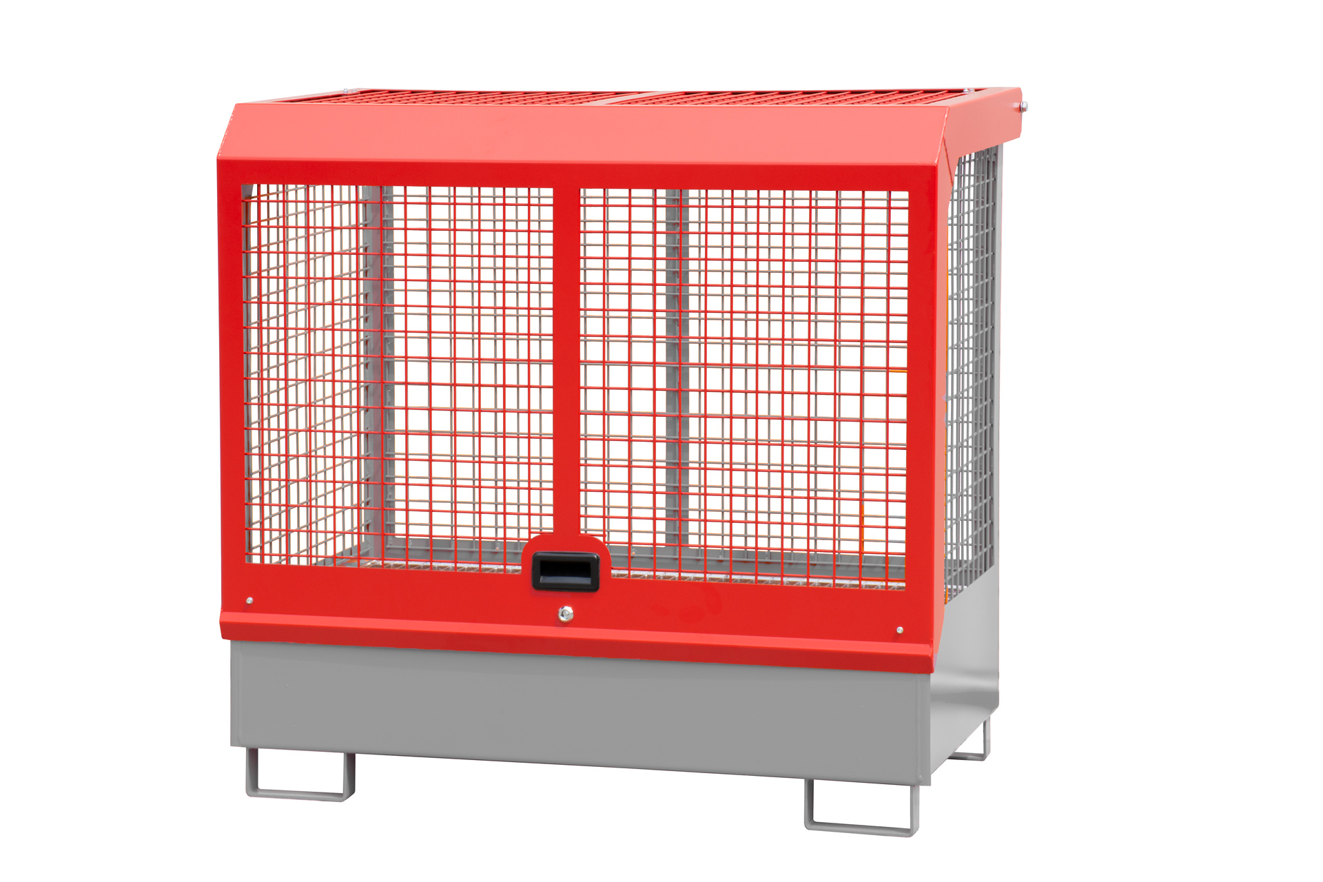 1 - Gefahrstoff-Depots  Gefahrstoff-Depot GD-C, 220 l, lackiert, RAL 7005 Mausgrau