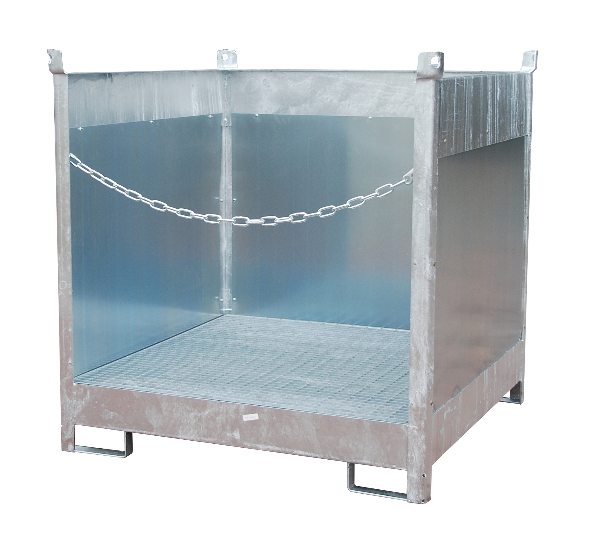 1 - Fass-Stapelpaletten  Fass-Stapelpalette FSP-4 G, 220 l, feuerverzinkt