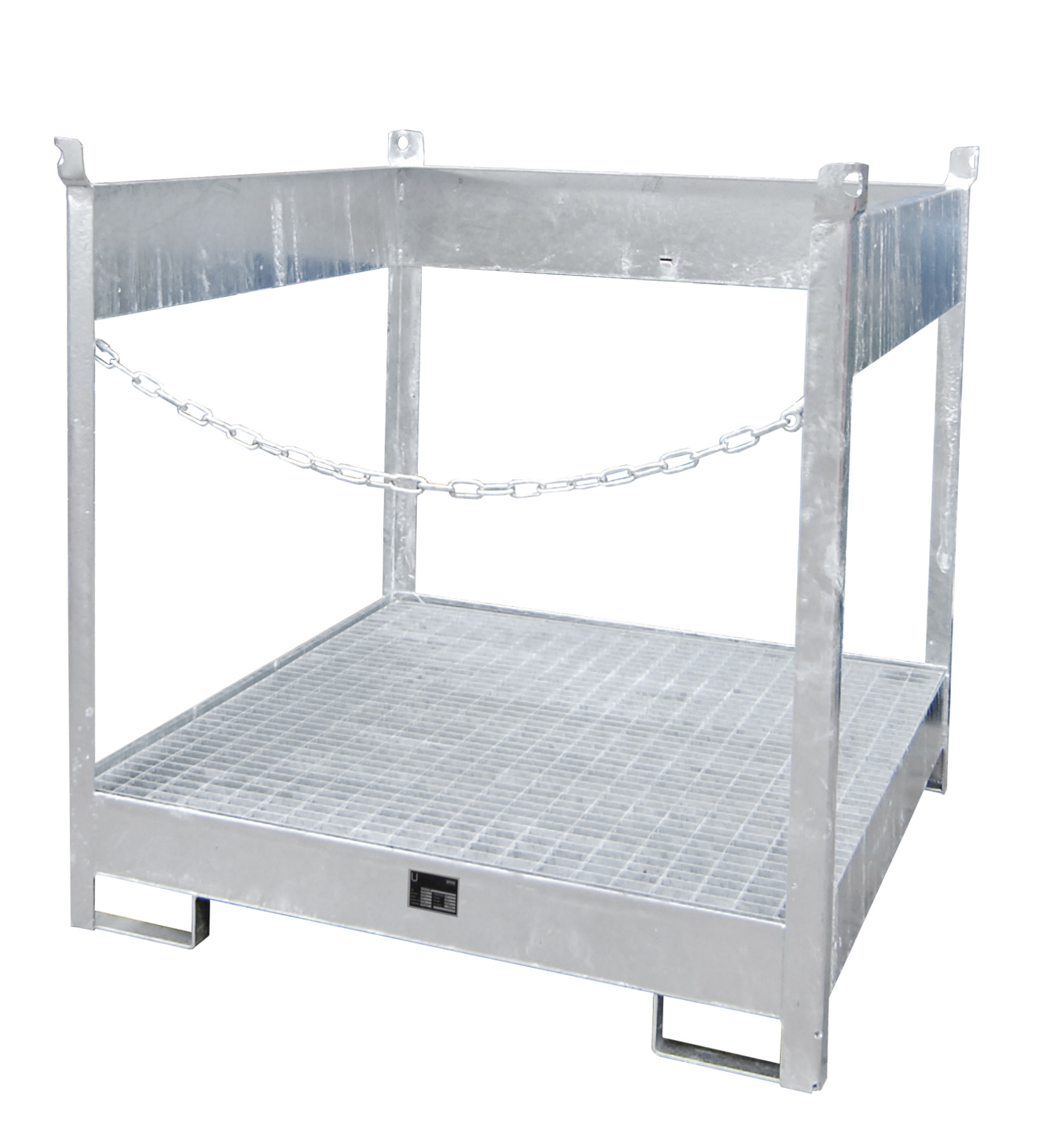 1 - Fass-Stapelpaletten Fass-Stapelpalette FSP-4, 220 l, feuerverzinkt