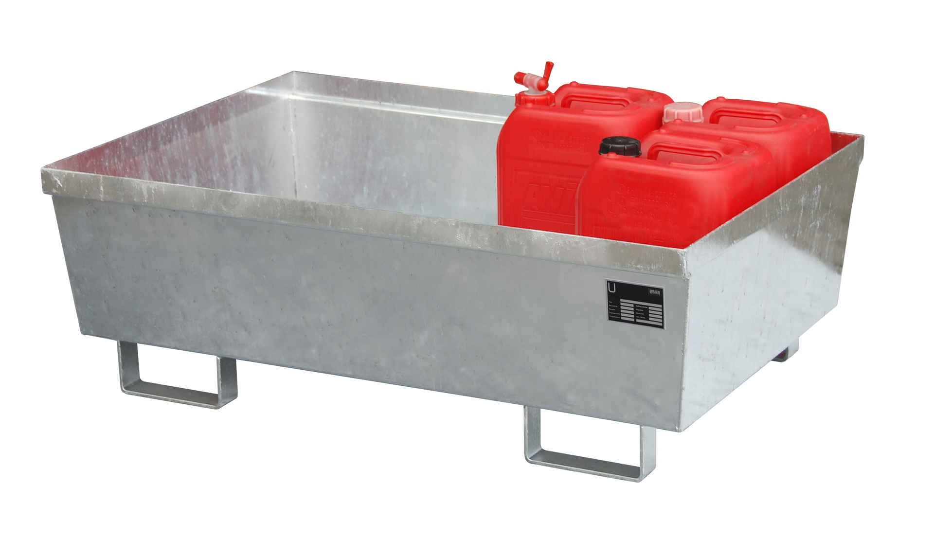 1 - Auffangwannen  Auffangwanne AO-2, 246 l, feuerverzinkt