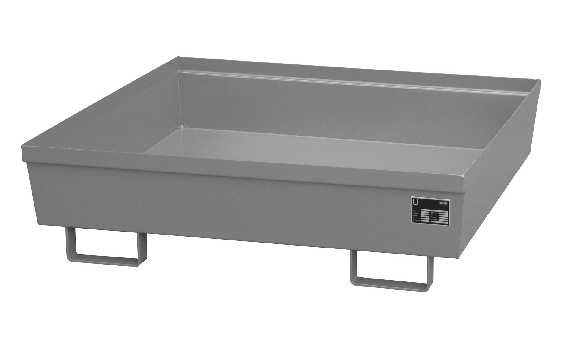 1 - Auffangwannen Auffangwanne AO-4/A, 280 l, lackiert, RAL 7005 Mausgrau