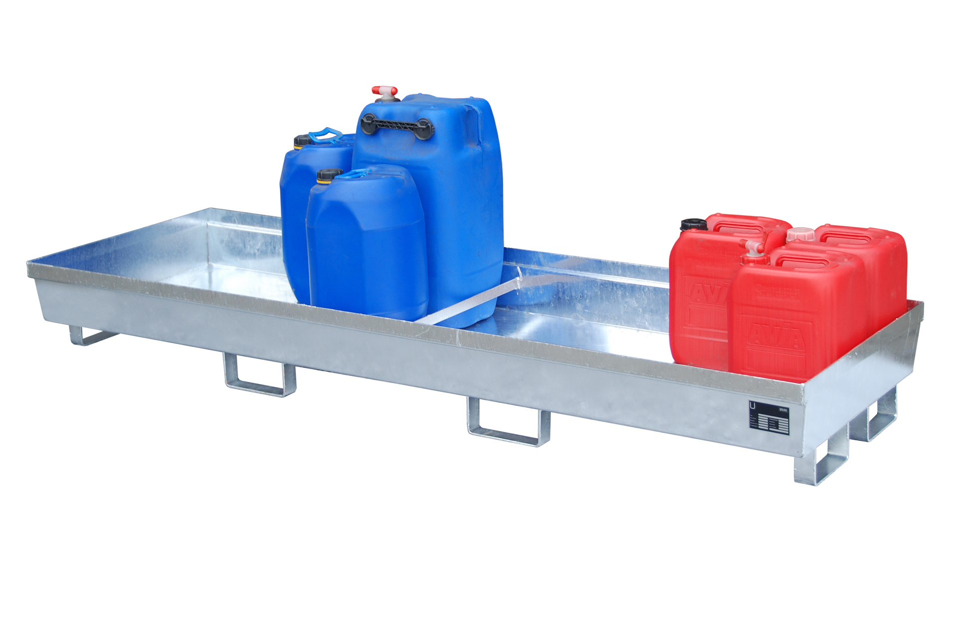 1 - Auffangwannen  Auffangwanne AO-4/B, 280 l, feuerverzinkt
