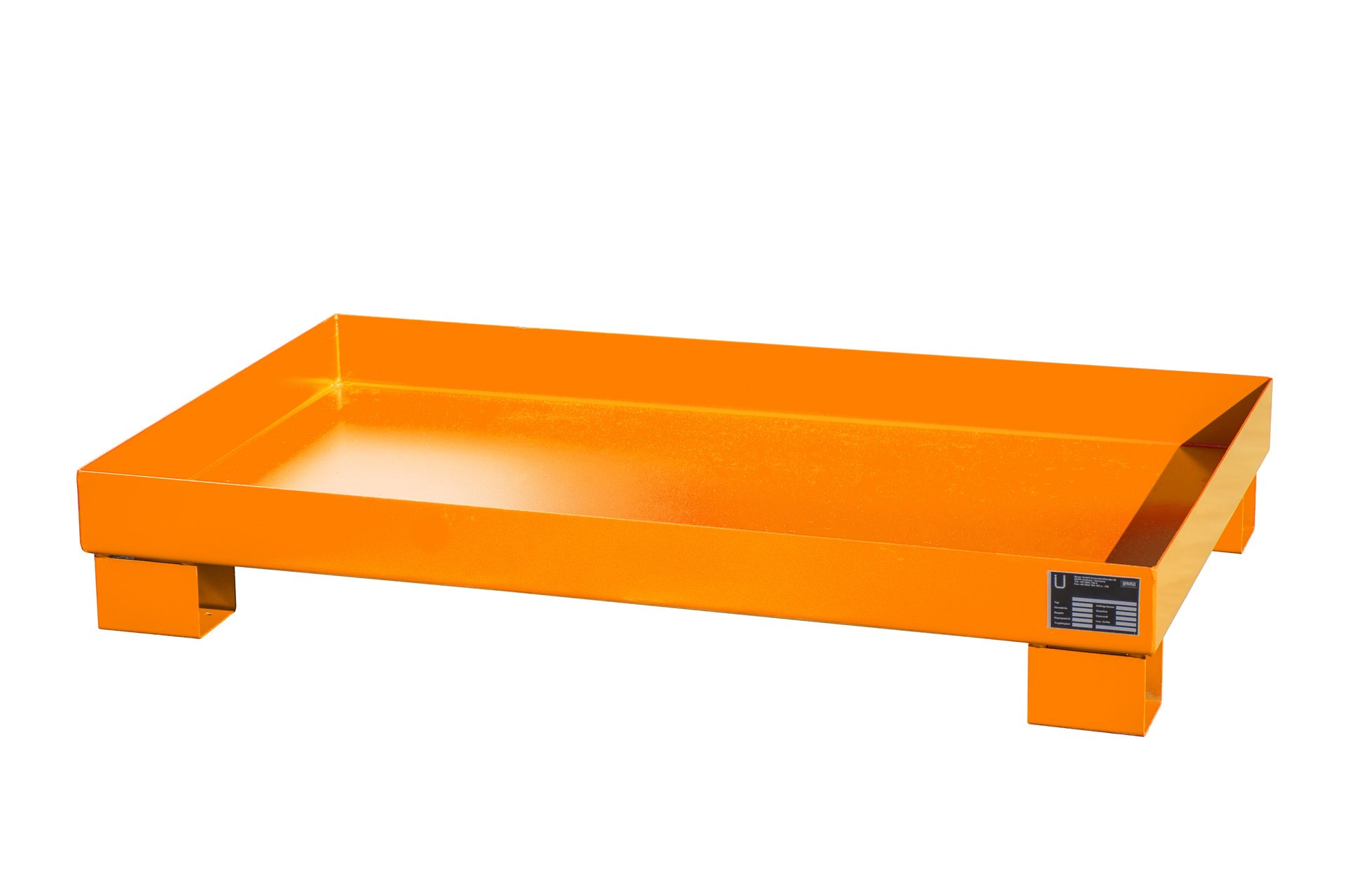 Auffangwannen  Auffangwanne AW 60-3, 74 l, lackiert, RAL 2000 Gelborange