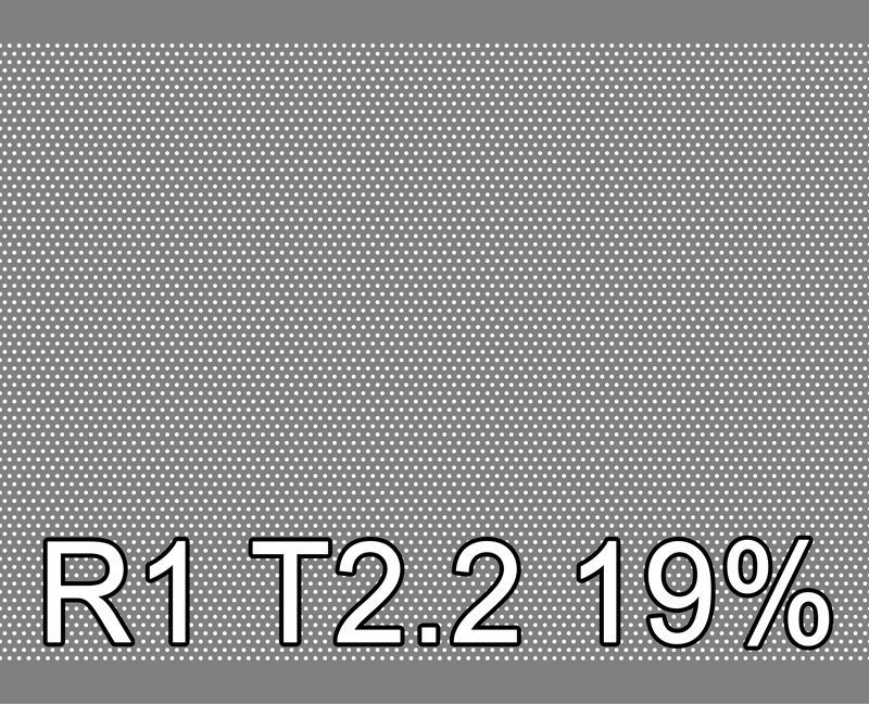 1 - Lochblech Edelstahl 1.4307 1000x2000x1 R1.25 T2.5 35.1%