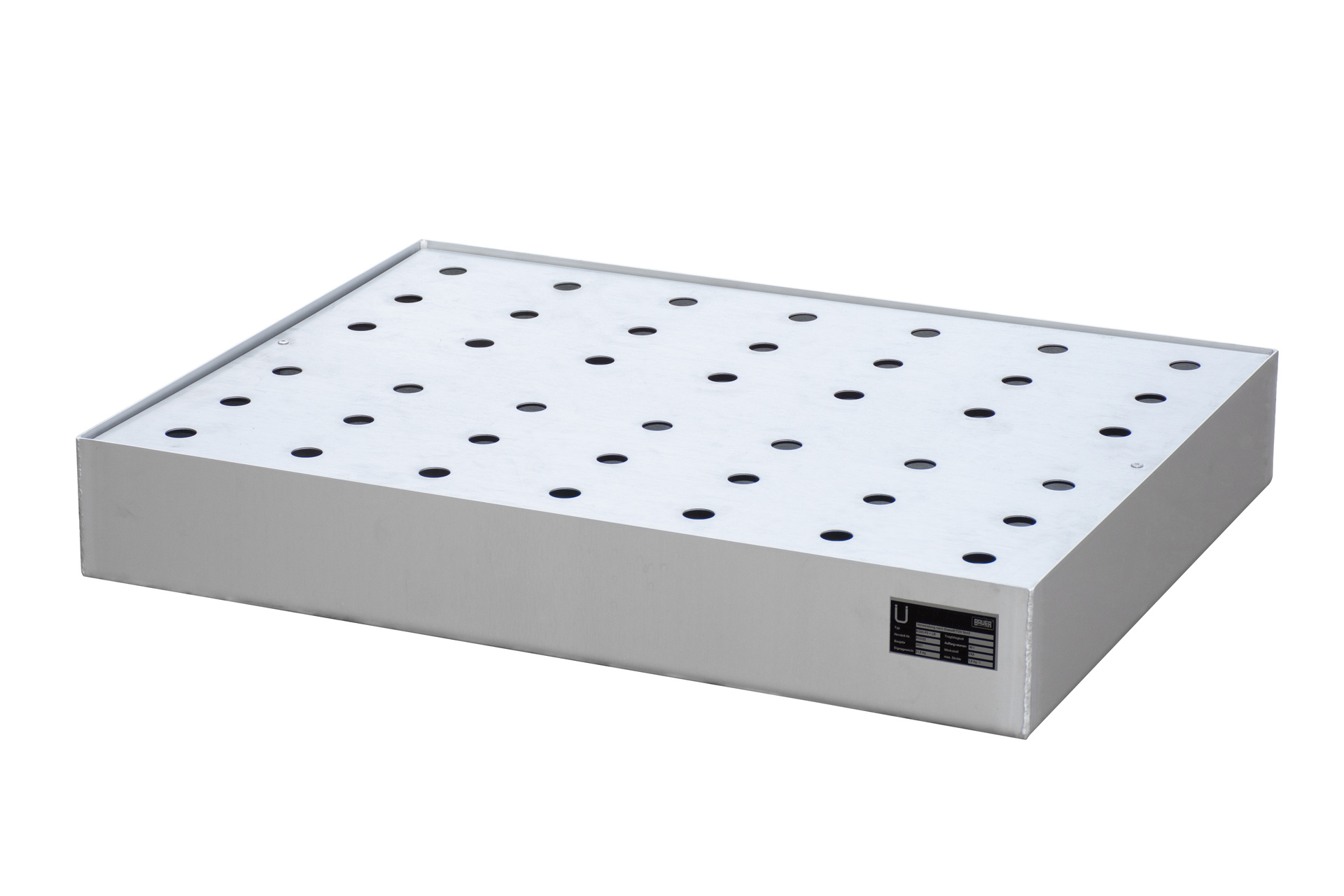Auffangwannen  Kleingebindewanne für Paletten KGW-P 2/M V4A, 45 l, Edelstahl 1.4571