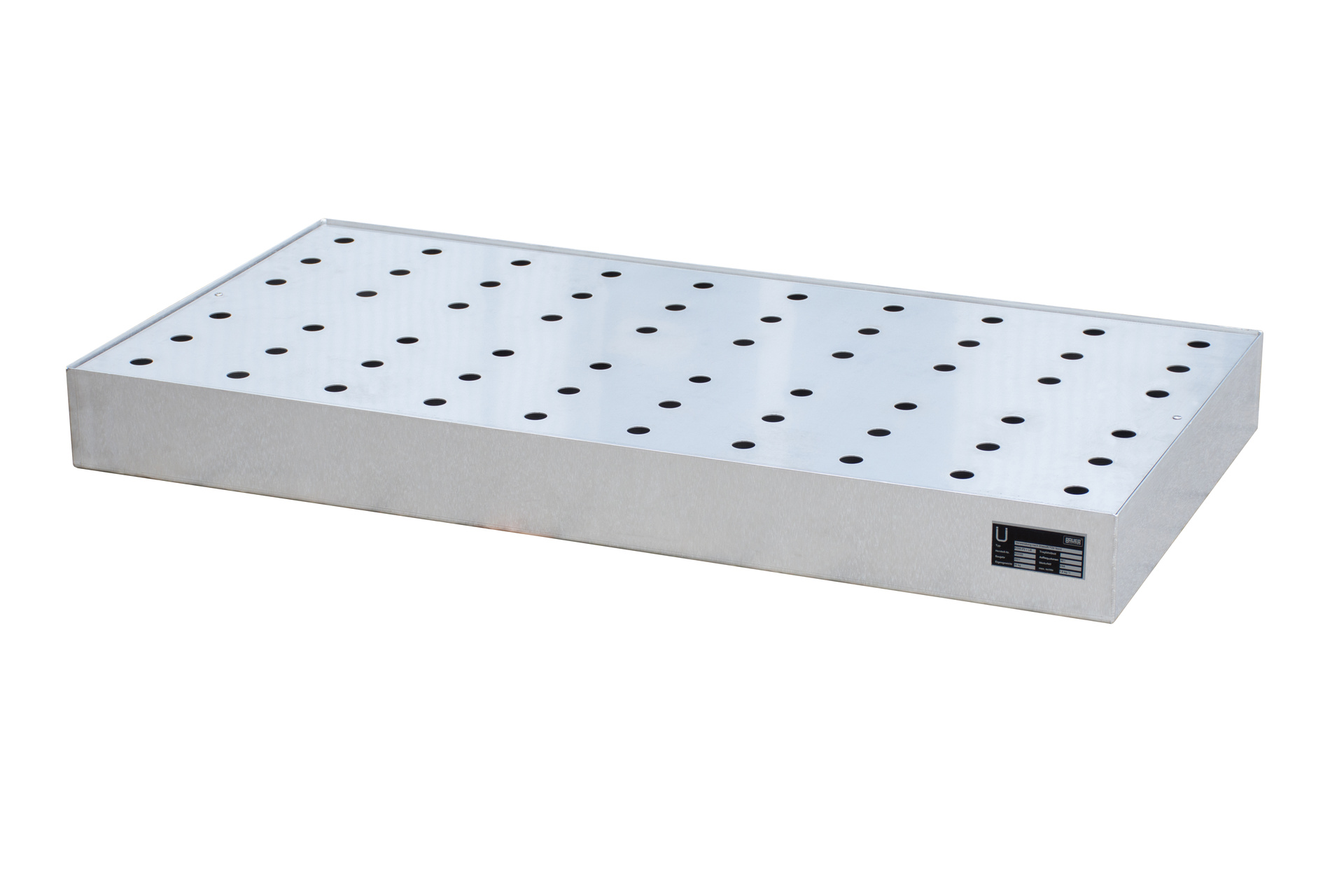 1 - Auffangwannen  Kleingebindewanne für Paletten KGW-P 3/M V4A, 72 l, Edelstahl 1.4571