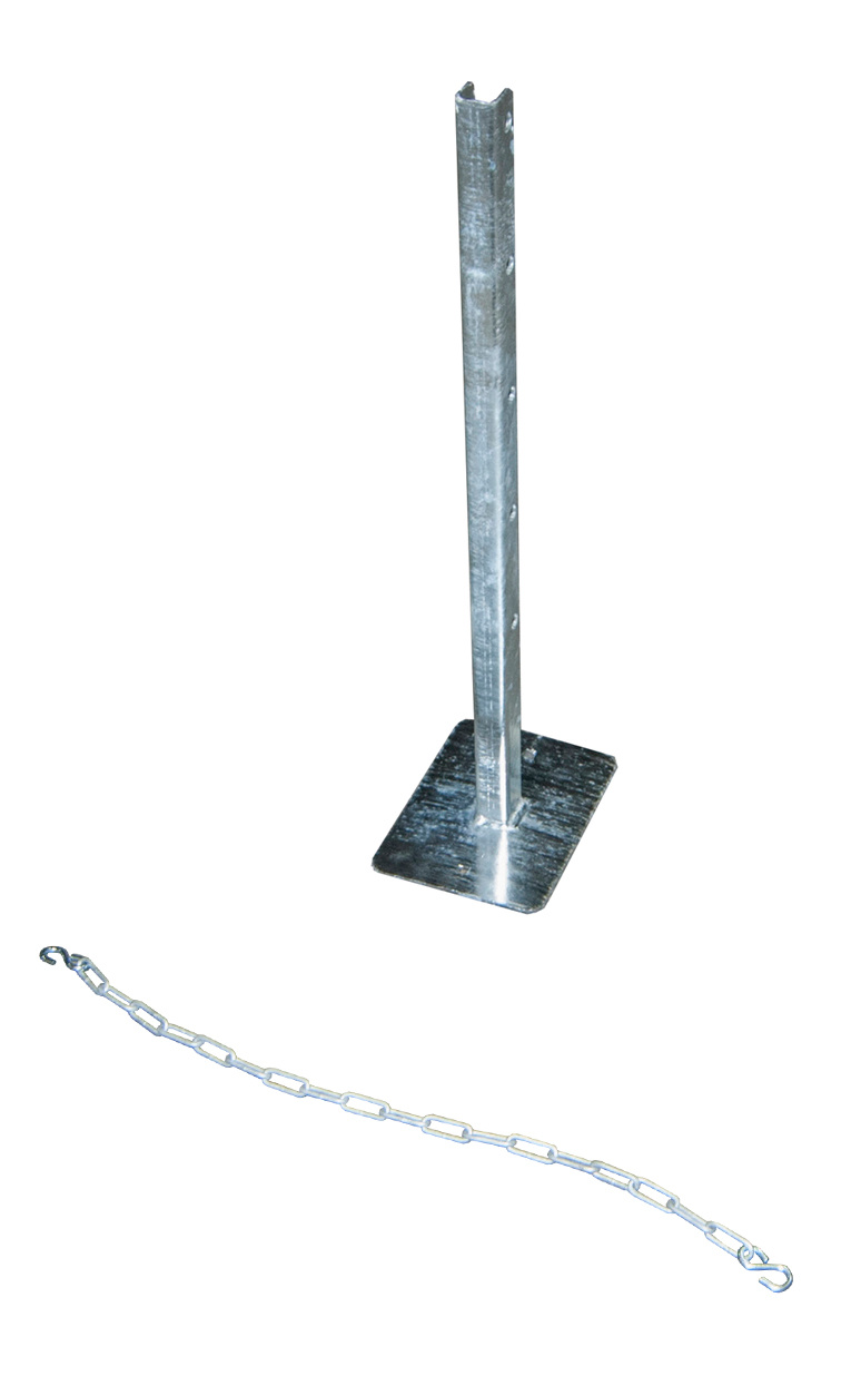 1 - Zubehör für Umwelt-Lagertechnik Flaschenhalter mit Kettensicherung, feuerverzinkt für Gasflaschen-Container GFC-E/G M0/Gasflaschen-Container GFC-E/T M0 u.a.
