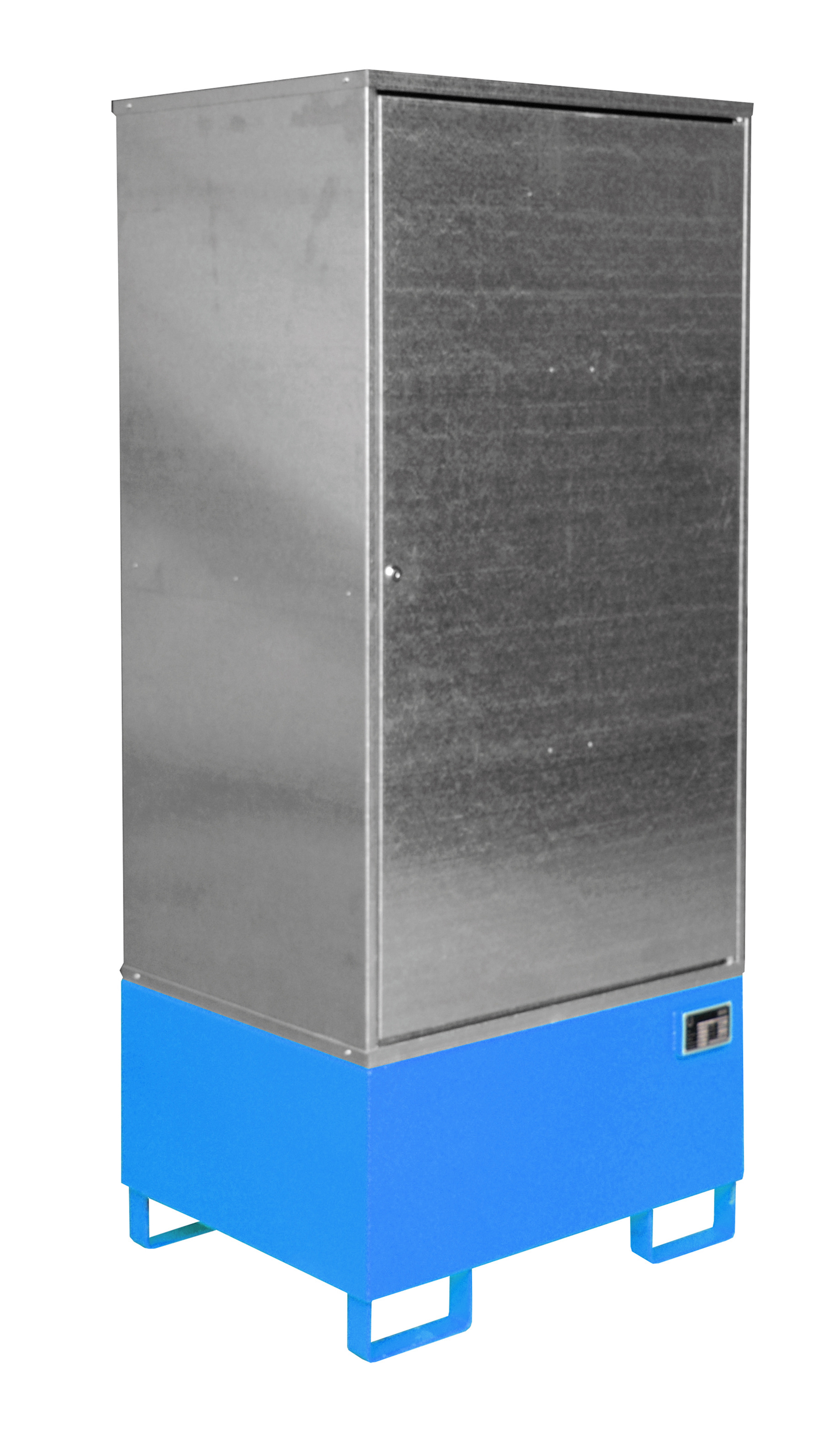 1 - Gefahrstoff-Depots  Gefahrstoff-Schrank GS-1, 200 l, lackiert, RAL 5012 Lichtblau