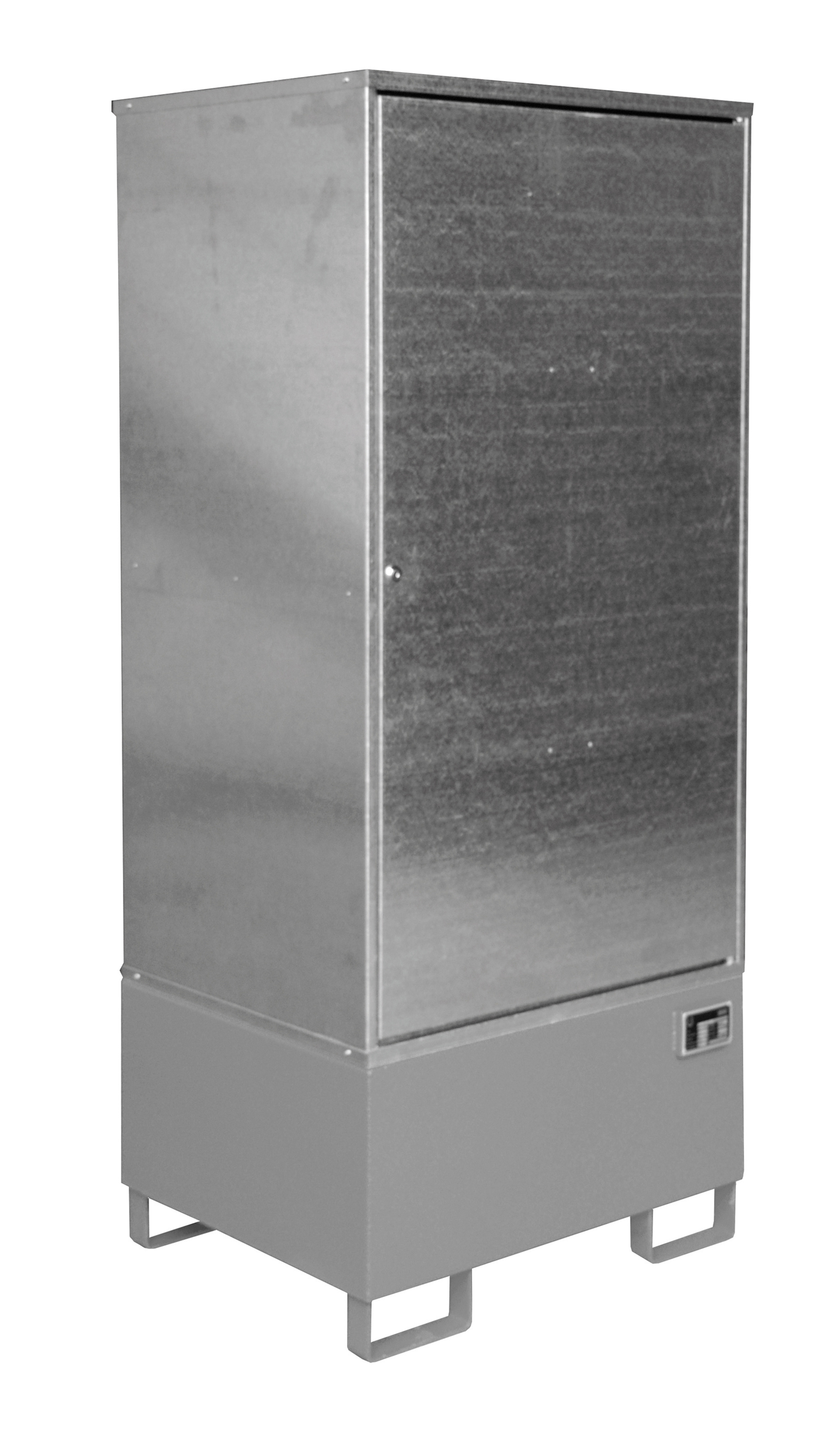 1 - Gefahrstoff-Depots  Gefahrstoff-Schrank GS-1, 200 l, lackiert, RAL 7005 Mausgrau