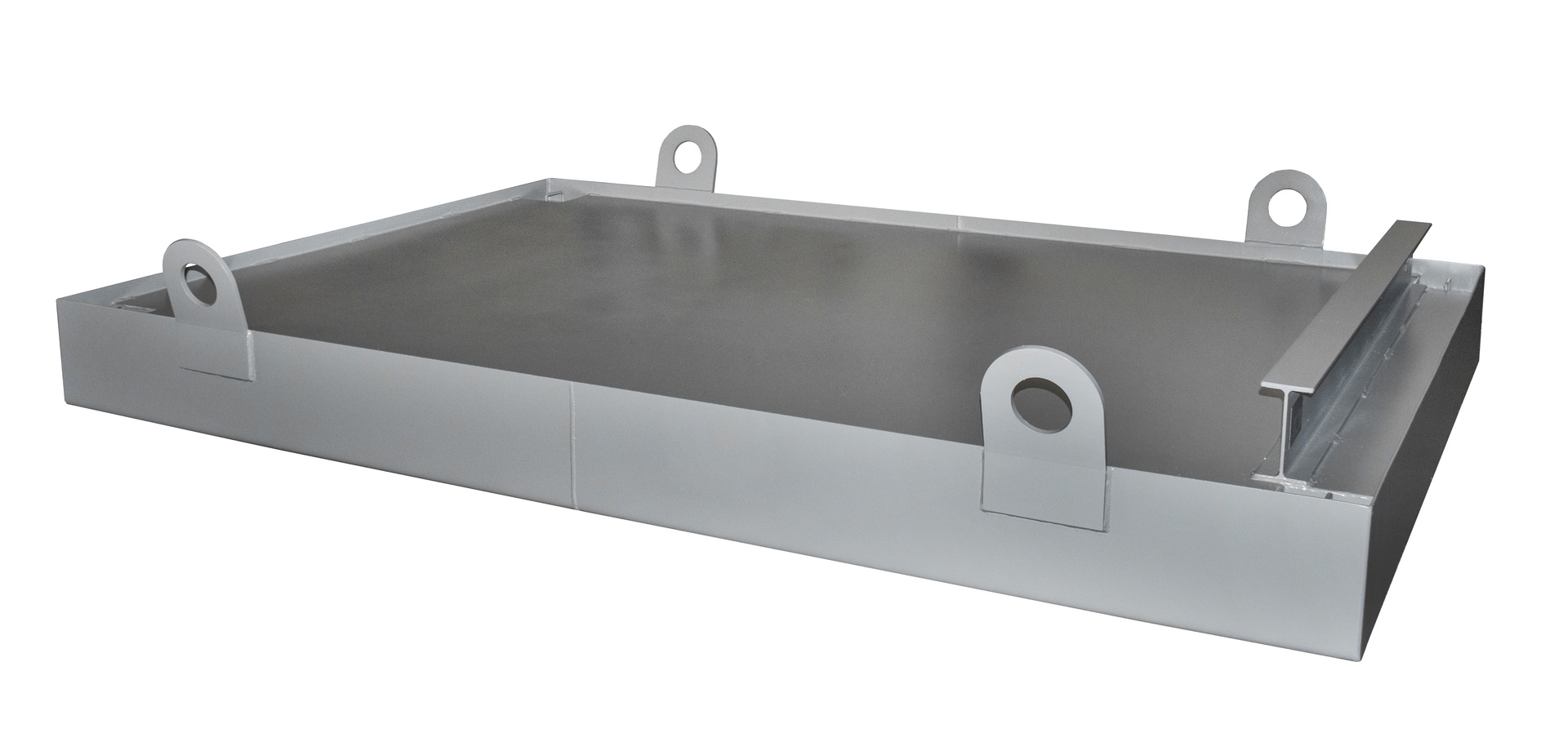 1 - Auffangwannen Containerwanne CW 2, 1.036 l, lackiert, RAL 7005 Mausgrau