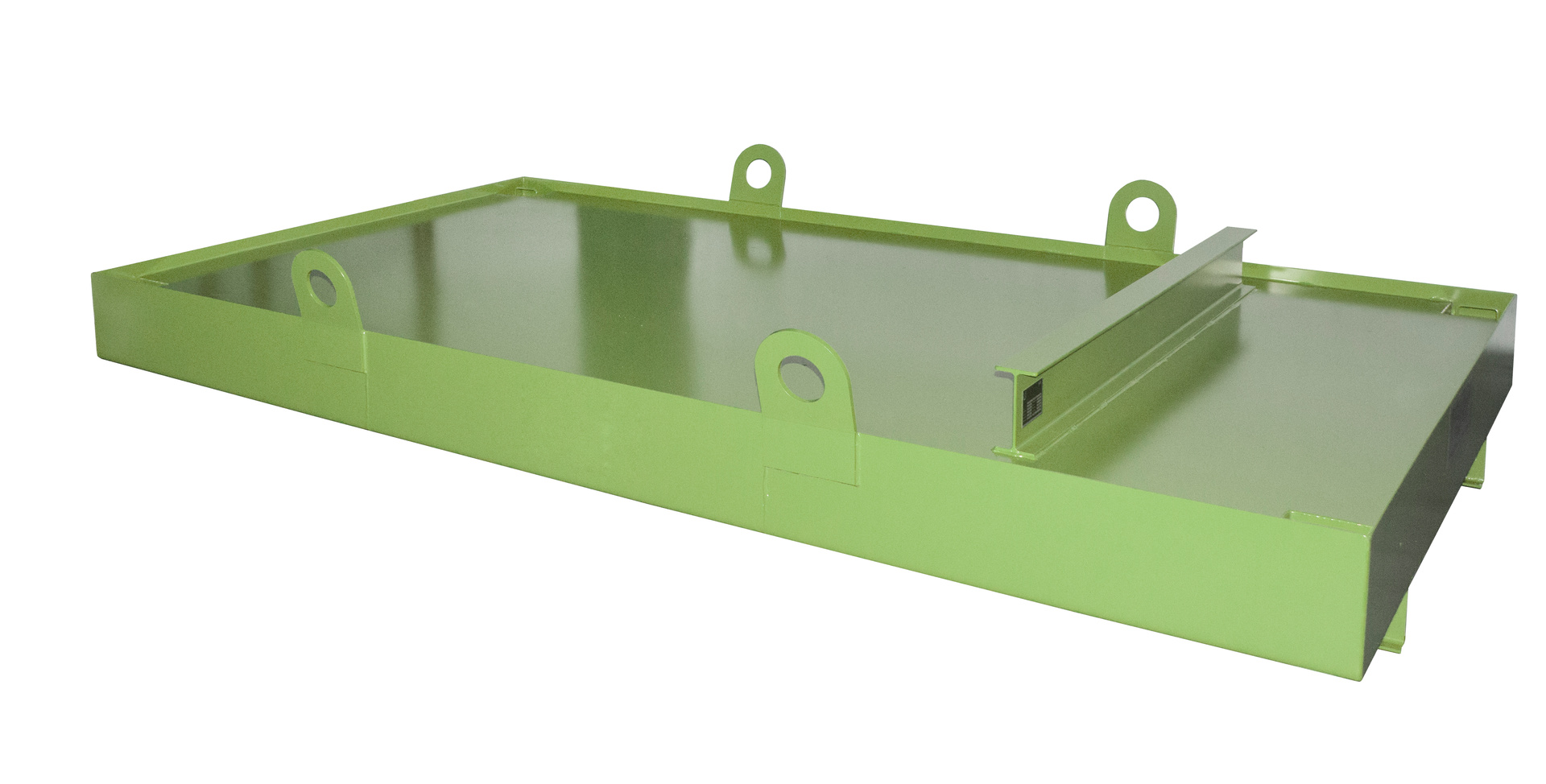 1 - Auffangwannen Containerwanne CW 3, 1.222 l, lackiert, RAL 6011 Resedagrün