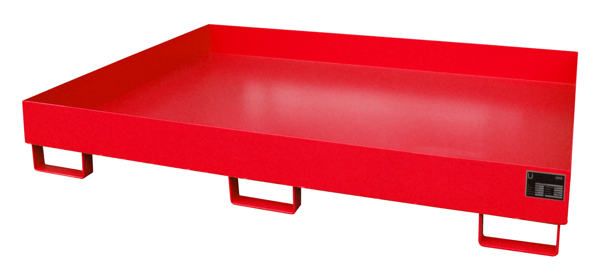 1 - Regalwannen  Regalwanne RW 1800, 286 l, lackiert, RAL 3000 Feuerrot