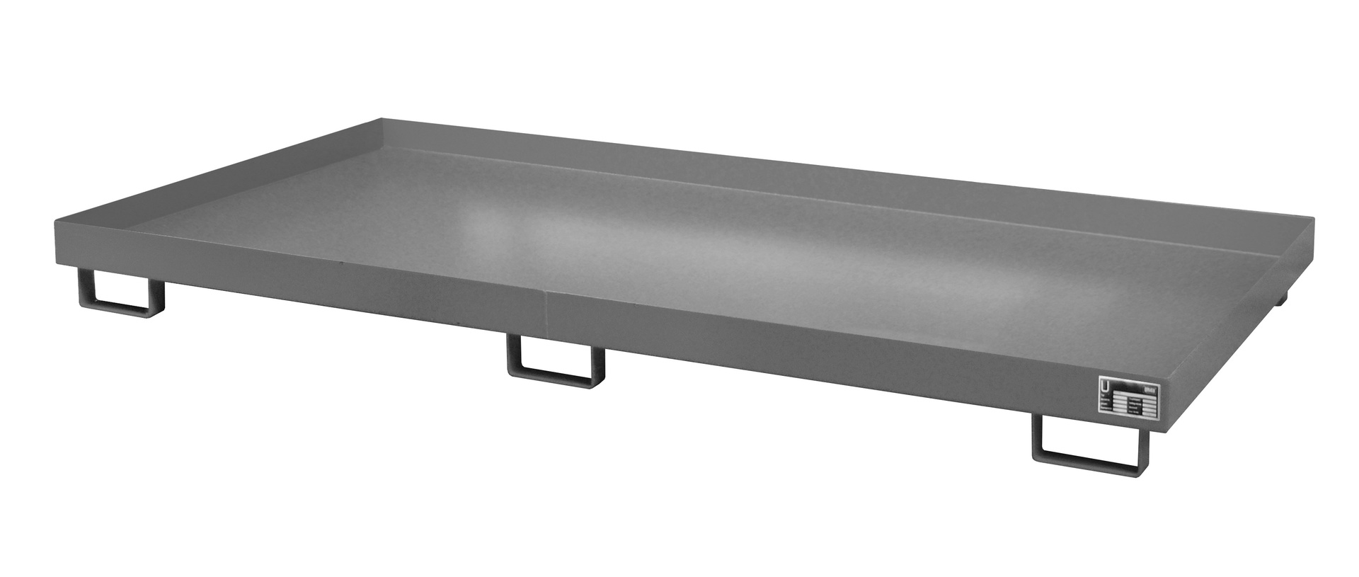 1 - Regalwannen Regalwanne RW 2700-1, 277 l, lackiert, RAL 7005 Mausgrau