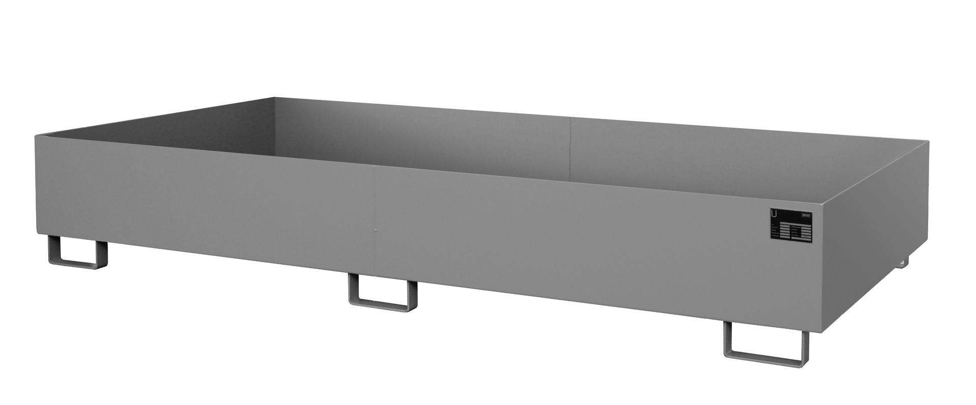 1 - Regalwannen  Regalwanne RW 2700-2, 605 l, lackiert, RAL 7005 Mausgrau