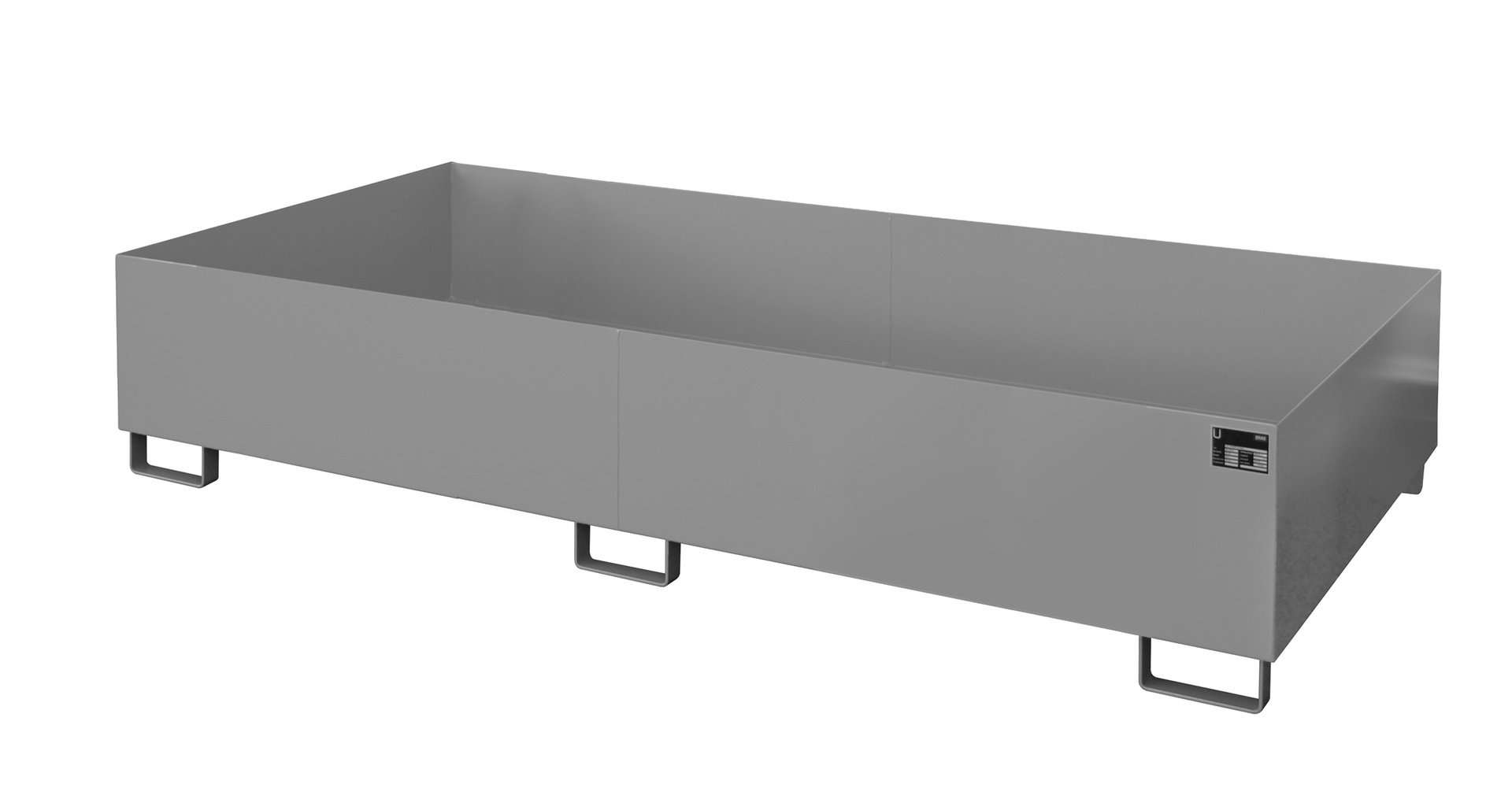 1 - Regalwannen  Regalwanne RW 2700-3, 1.000 l, lackiert, RAL 7005 Mausgrau