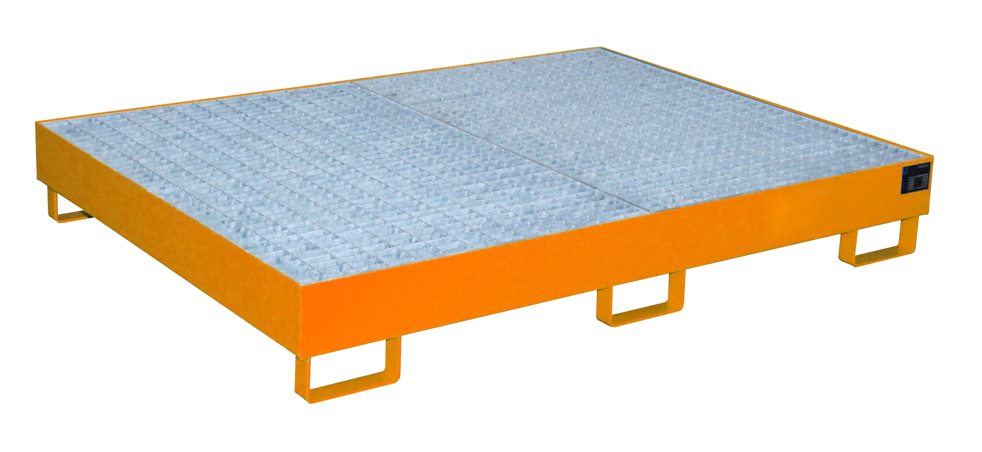 1 - Regalwannen Regalwanne RW-GR 1800, 257 l, lackiert, RAL 2000 Gelborange