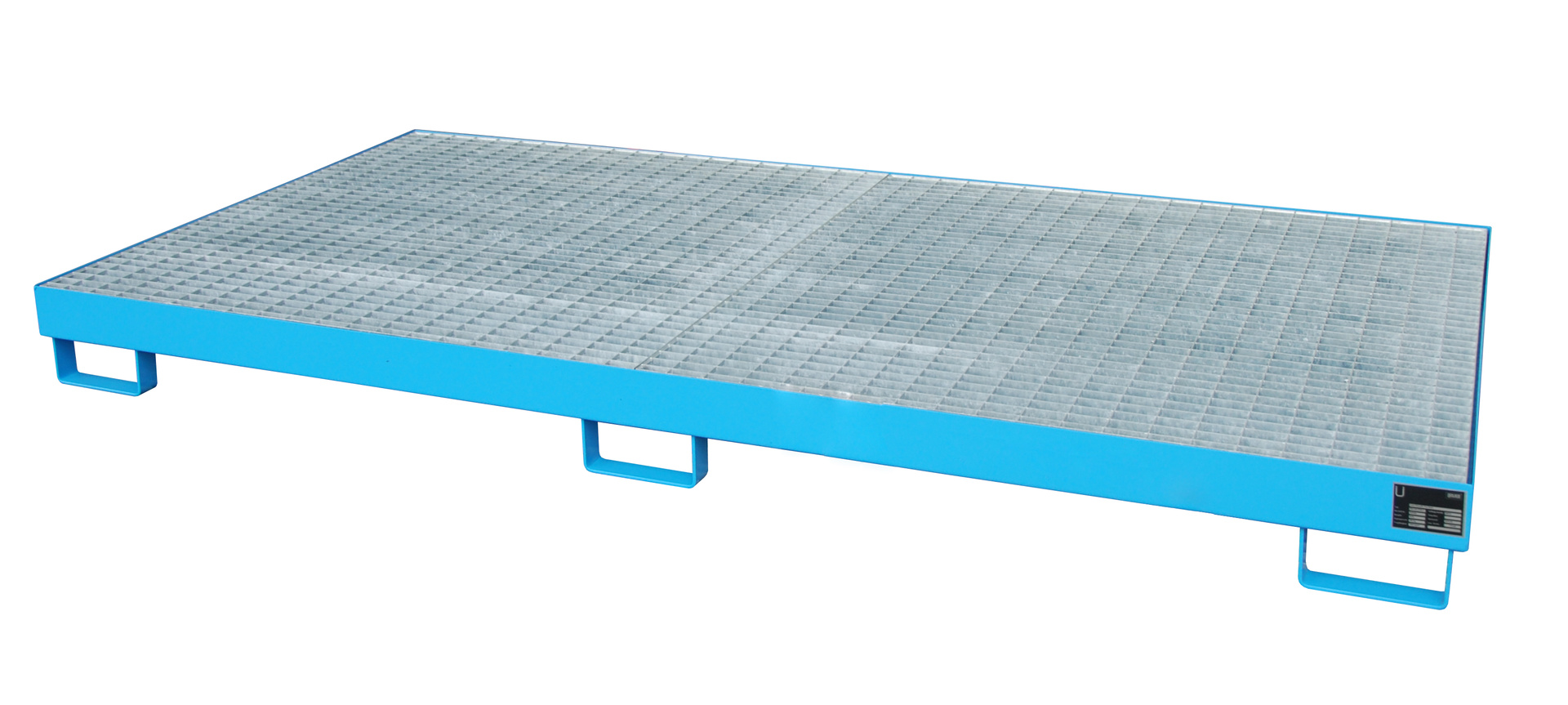1 - Regalwannen Regalwanne RW-GR 2700-1, 246 l, lackiert, RAL 5012 Lichtblau