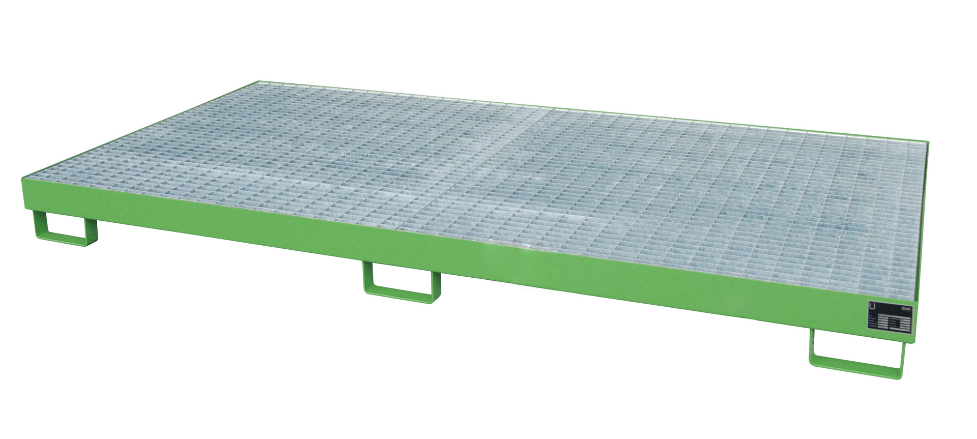 1 - Regalwannen Regalwanne RW-GR 2700-1, 246 l, lackiert, RAL 6011 Resedagrün