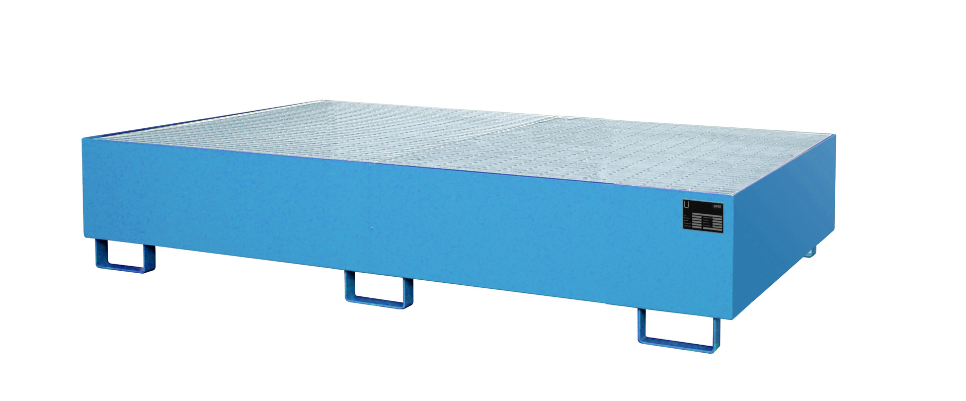 1 - Regalwannen Regalwanne RW-GR 2700-2, 570 l, lackiert, RAL 5012 Lichtblau