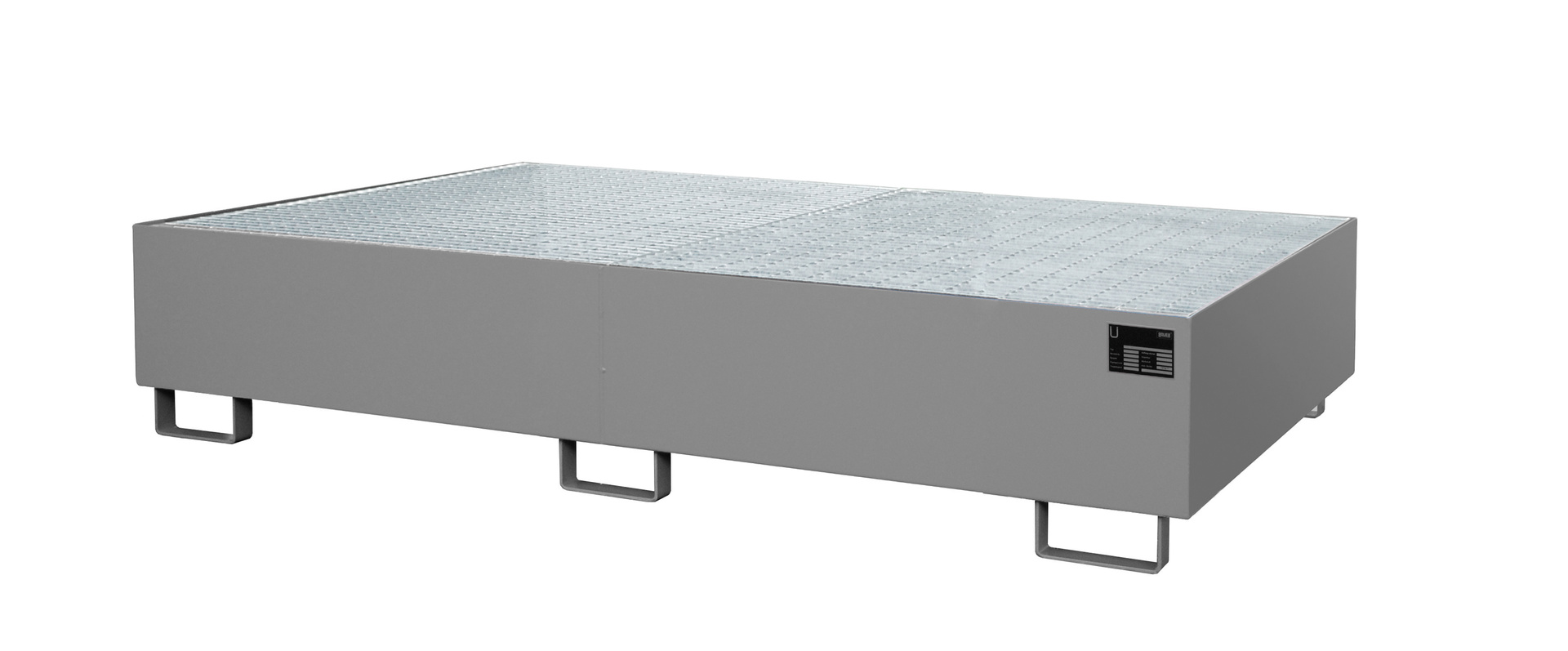 1 - Regalwannen Regalwanne RW-GR 2700-2, 570 l, lackiert, RAL 7005 Mausgrau