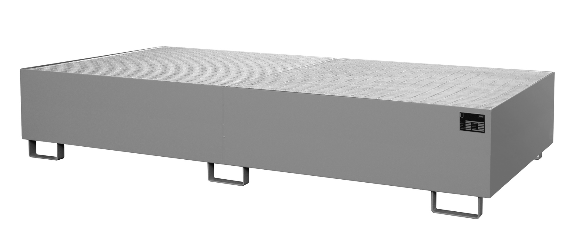 1 - Regalwannen Regalwanne RW-GR 2700-3, 1.000 l, lackiert, RAL 7005 Mausgrau