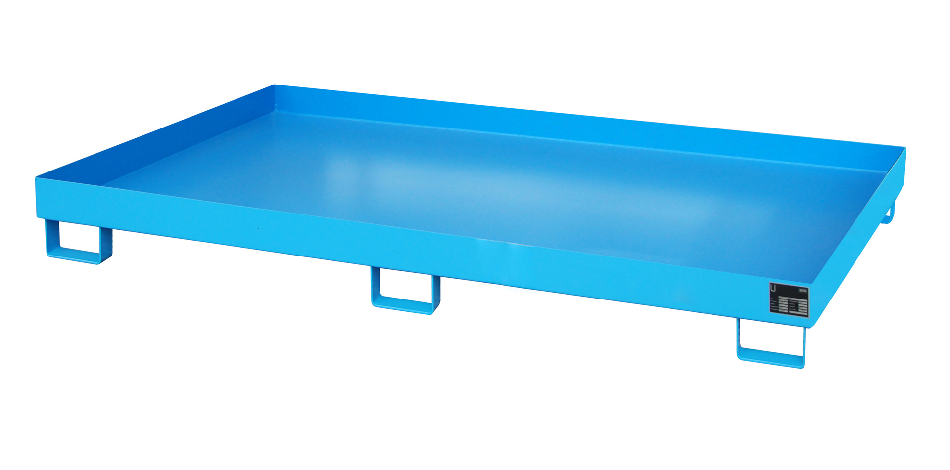 1 - Regalwannen  Regalwanne RW 2200-1, 282 l, lackiert, RAL 5012 Lichtblau