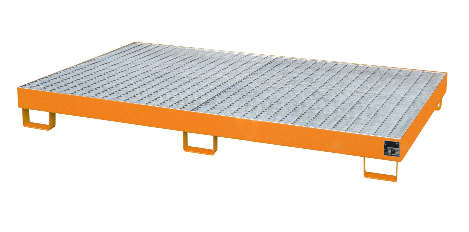 1 - Regalwannen Regalwanne RW-GR 2200-1, 246 l, lackiert, RAL 2000 Gelborange