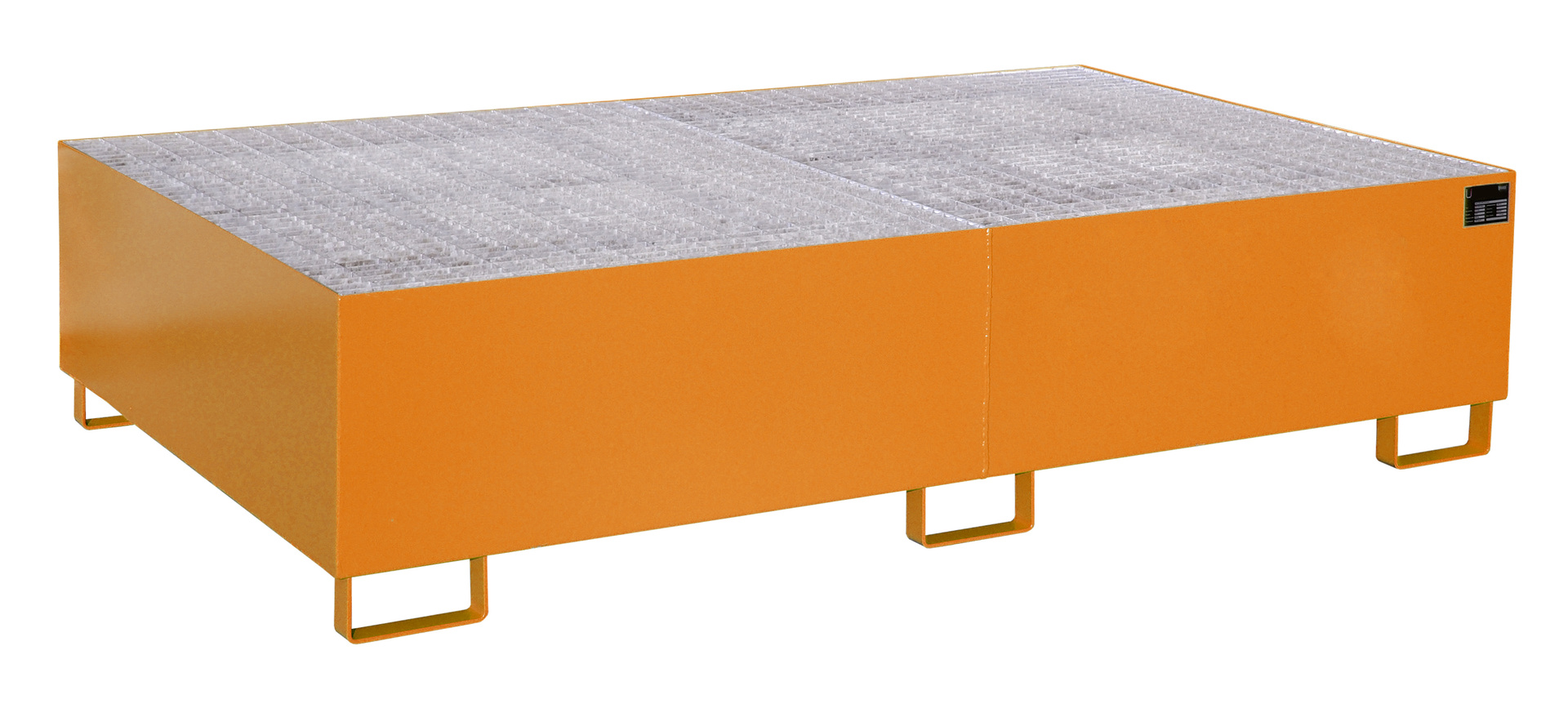 1 - Regalwannen Regalwanne RW-GR 2200-2, 1.000 l, lackiert, RAL 2000 Gelborange