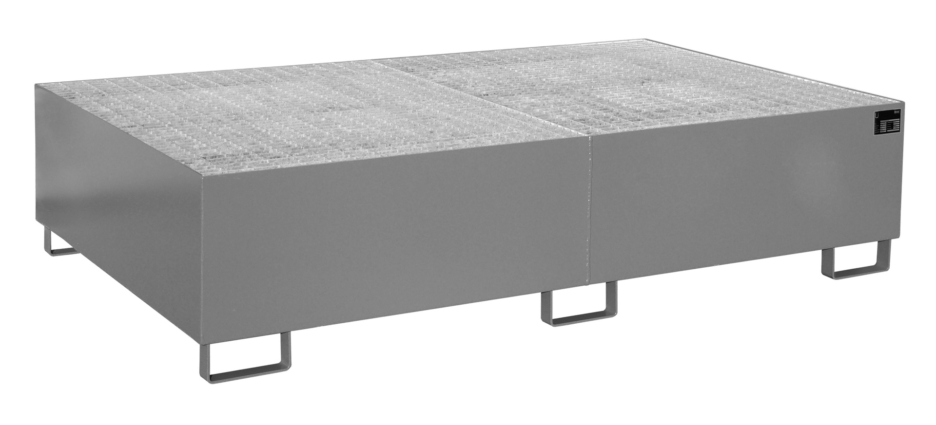 1 - Regalwannen  Regalwanne RW-GR 2200-2, 1.000 l, lackiert, RAL 7005 Mausgrau