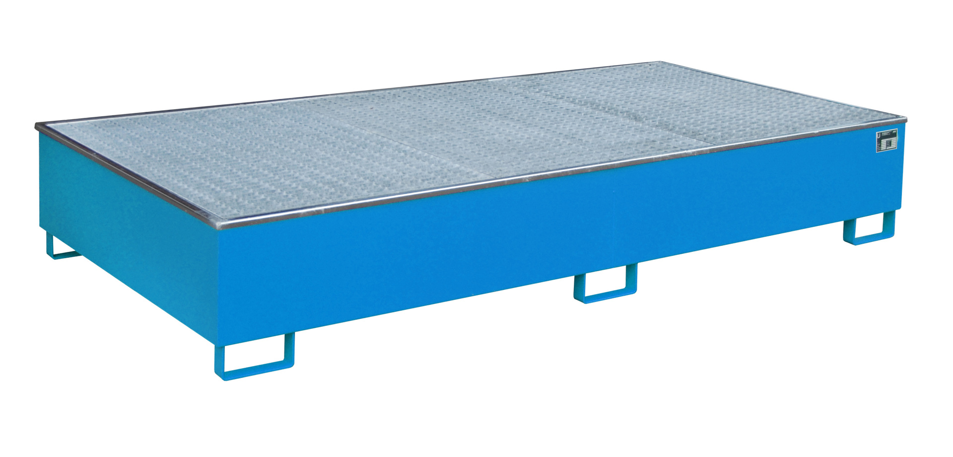 1 - Regalwannen Regalwanne mit PE-Einsatz Regalwanne RW-GR 2700-3 PE, 1.000 l, lackiert, RAL 5012 Lichtblau