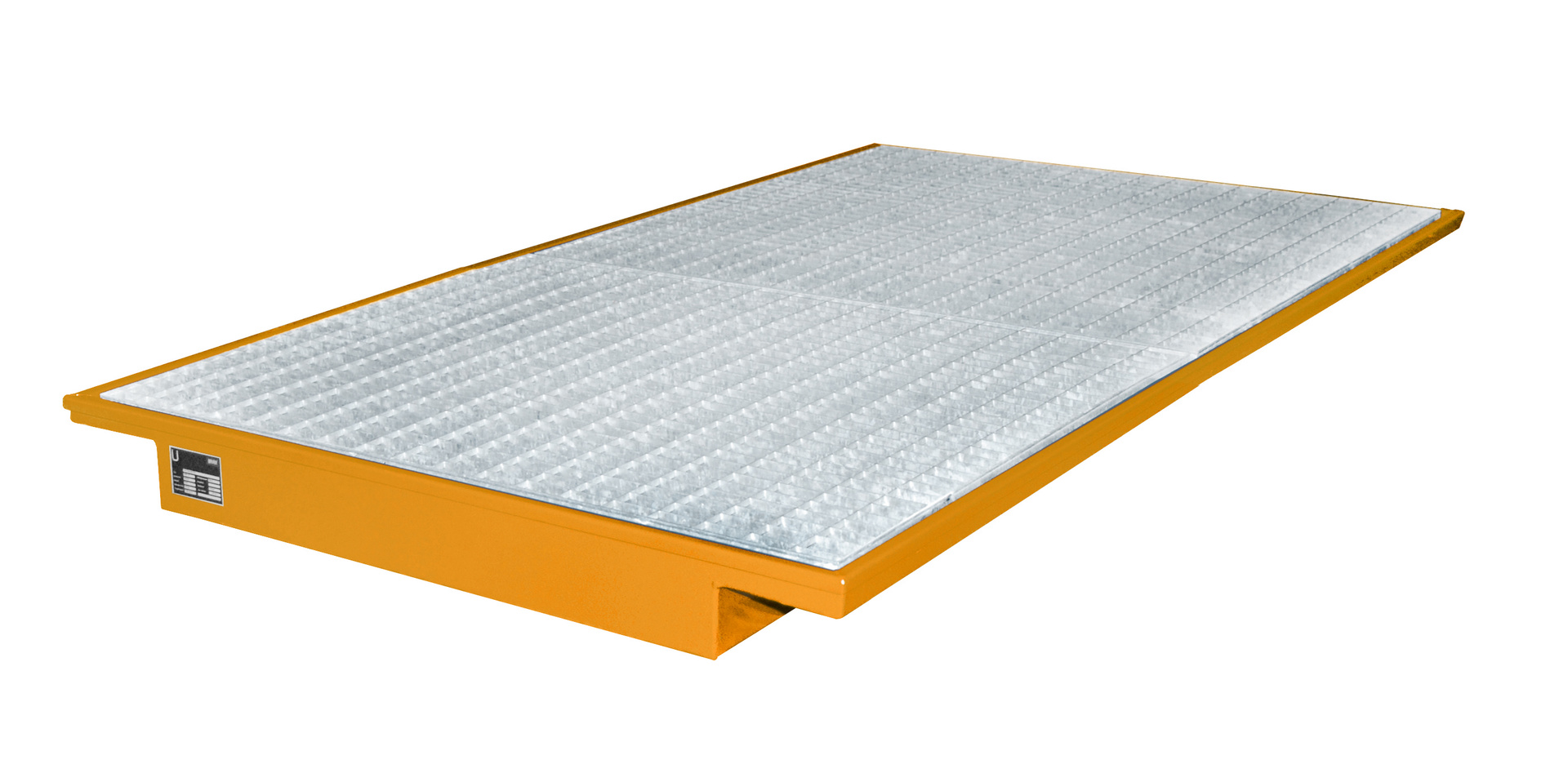 1 - Regalwannen  Einhängewanne EHW 2200, 200 l, lackiert, RAL 2000 Gelborange