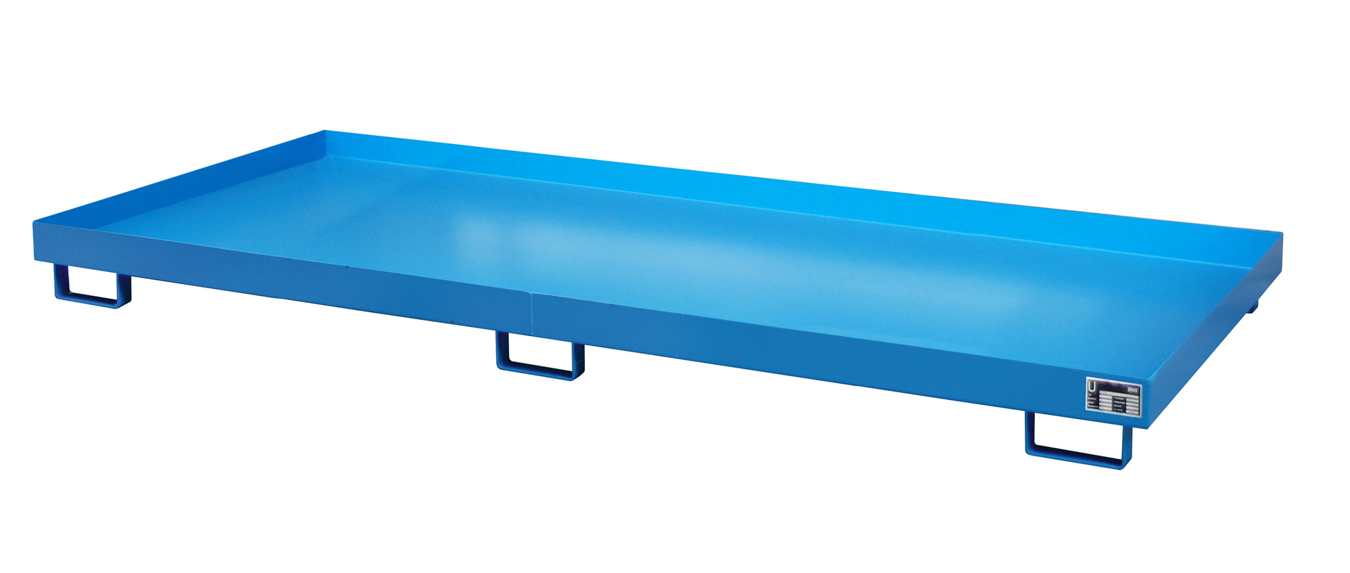 1 - Regalwannen Regalwanne RW 3300-1, 289 l, lackiert, RAL 5012 Lichtblau