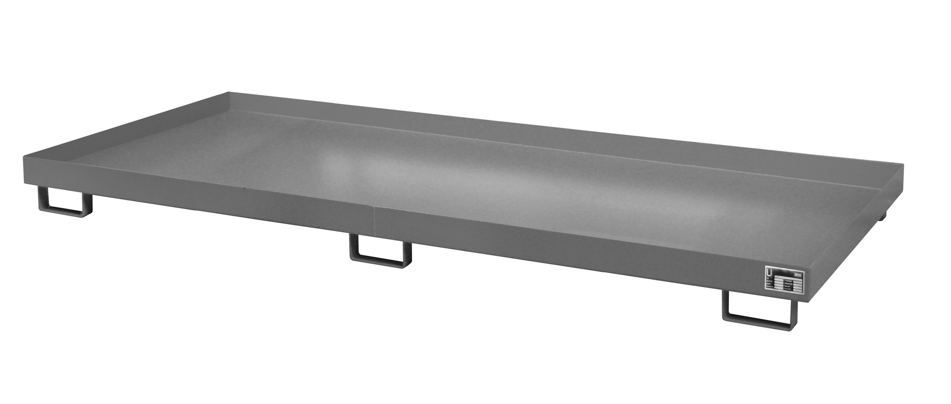 1 - Regalwannen Regalwanne RW 3300-1, 289 l, lackiert, RAL 7005 Mausgrau