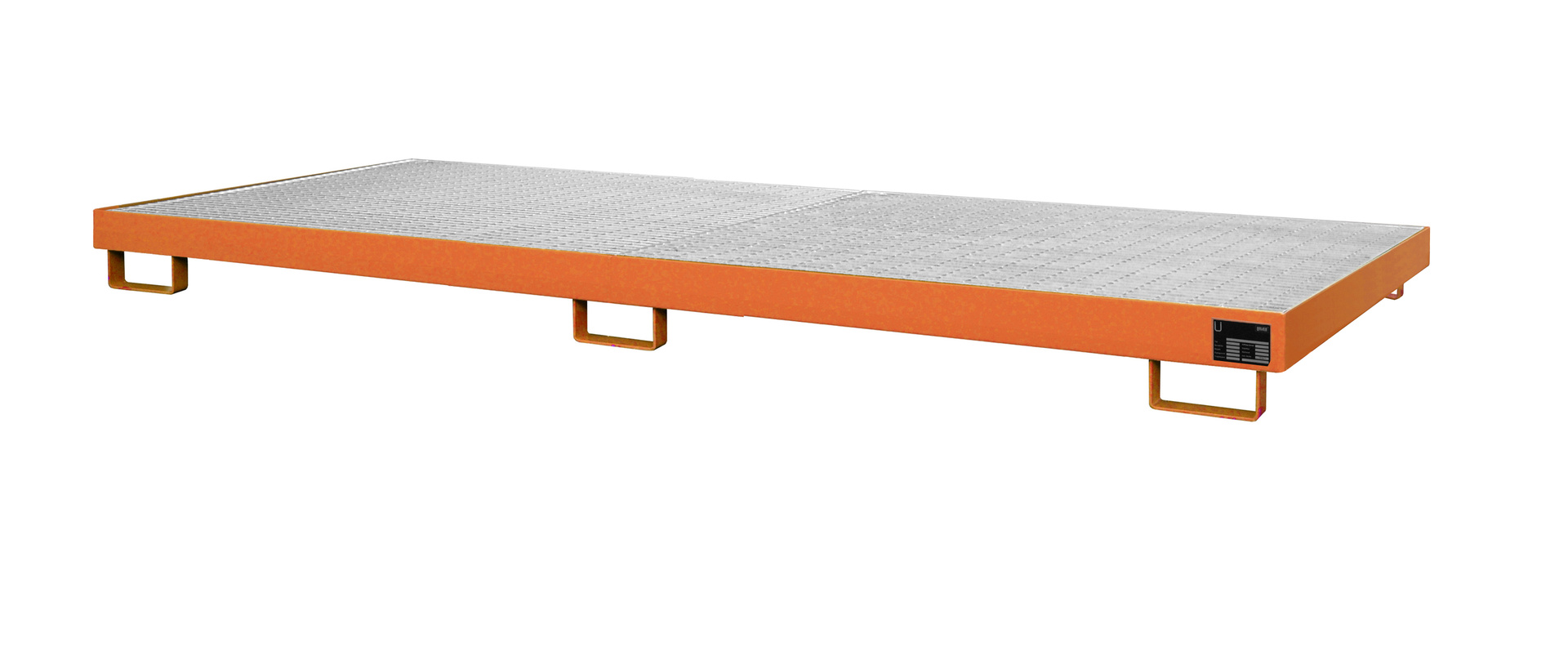 1 - Regalwannen Regalwanne RW-GR 3300-1, 240 l, lackiert, RAL 2000 Gelborange
