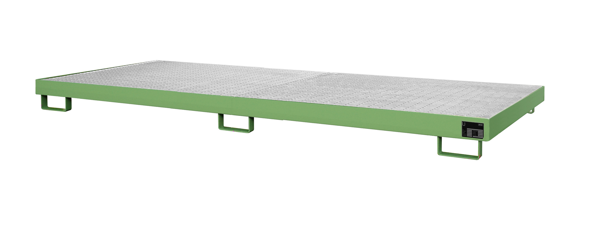 1 - Regalwannen  Regalwanne RW-GR 3300-1, 240 l, lackiert, RAL 6011 Resedagrün