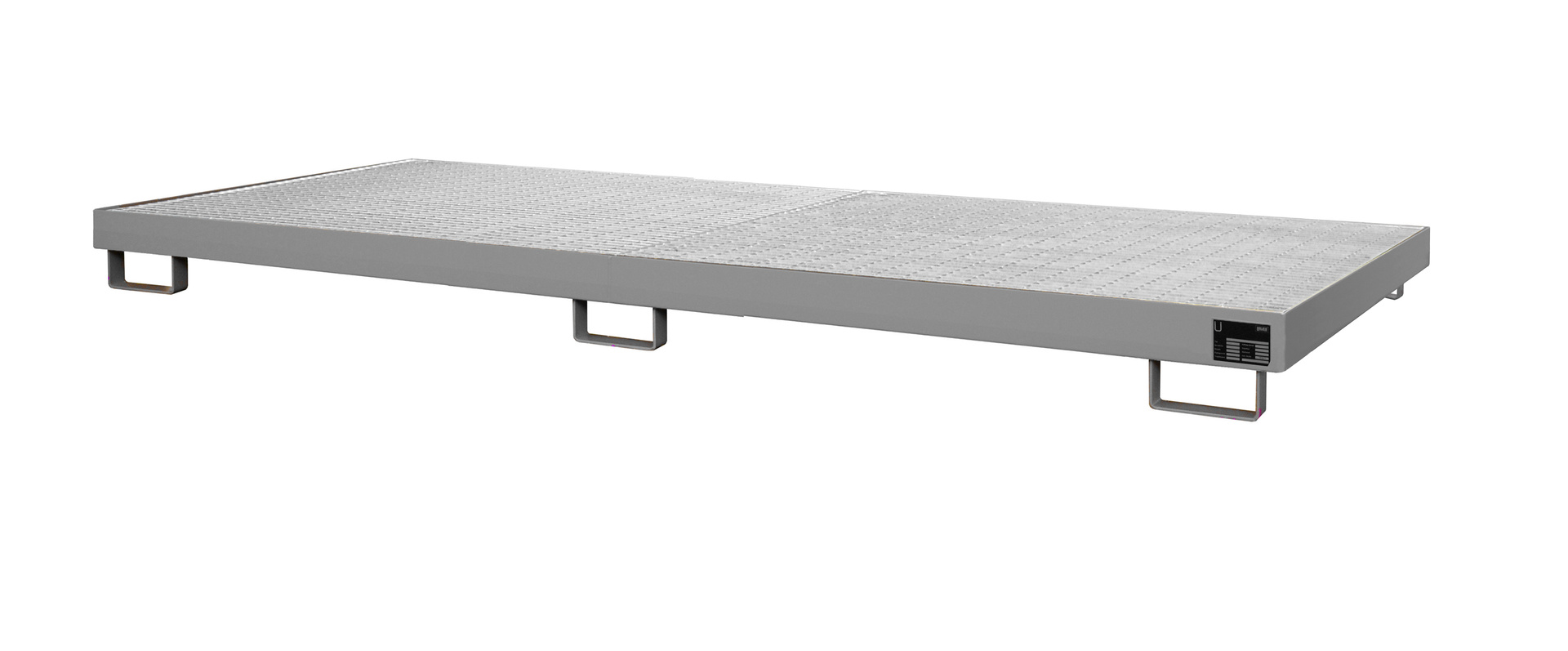 Regalwannen  Regalwanne RW-GR 3300-1, 240 l, lackiert, RAL 7005 Mausgrau